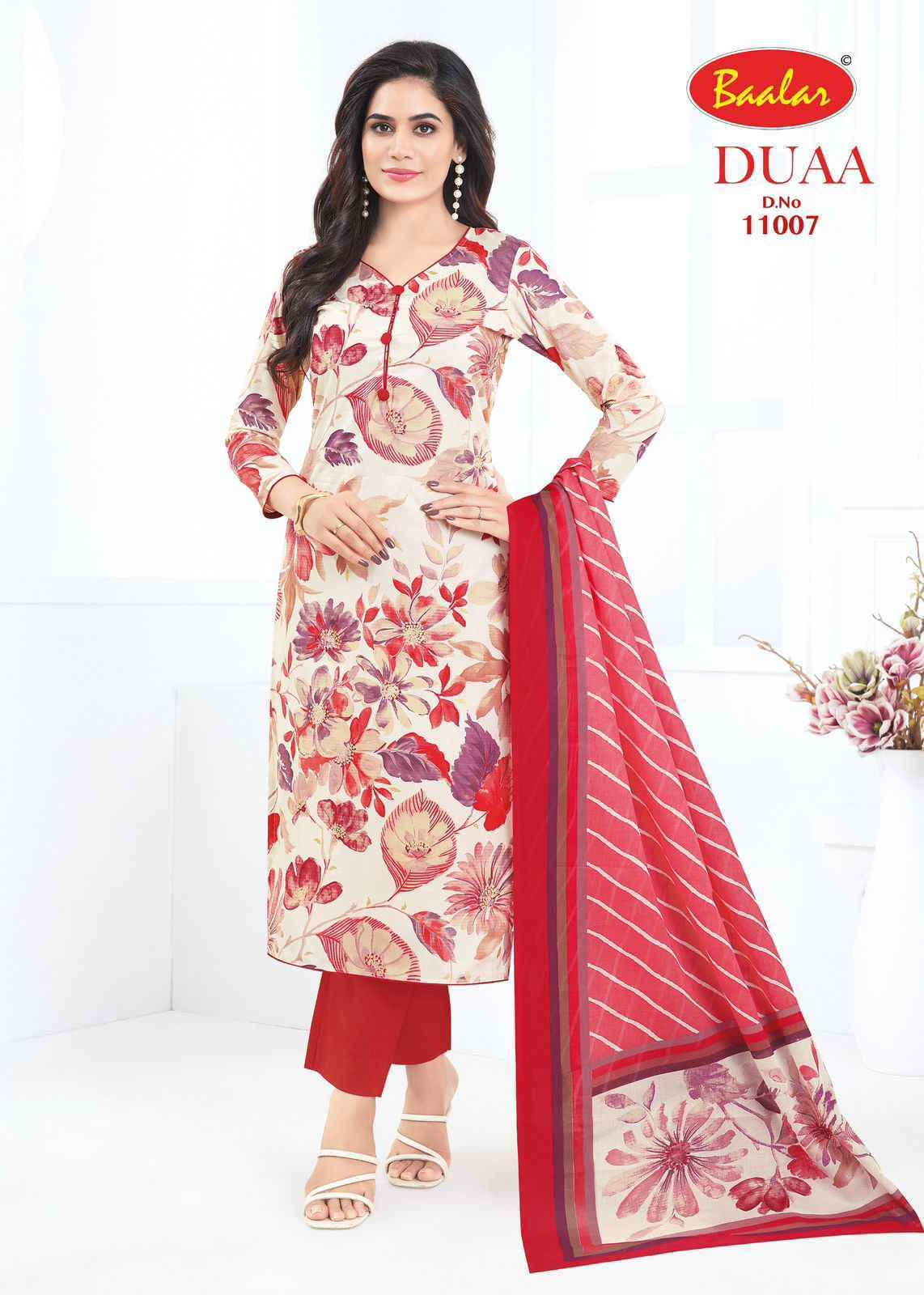 Baalar Duaa Vol-1 Cotton Dress Material (14 pcs Catalogue)