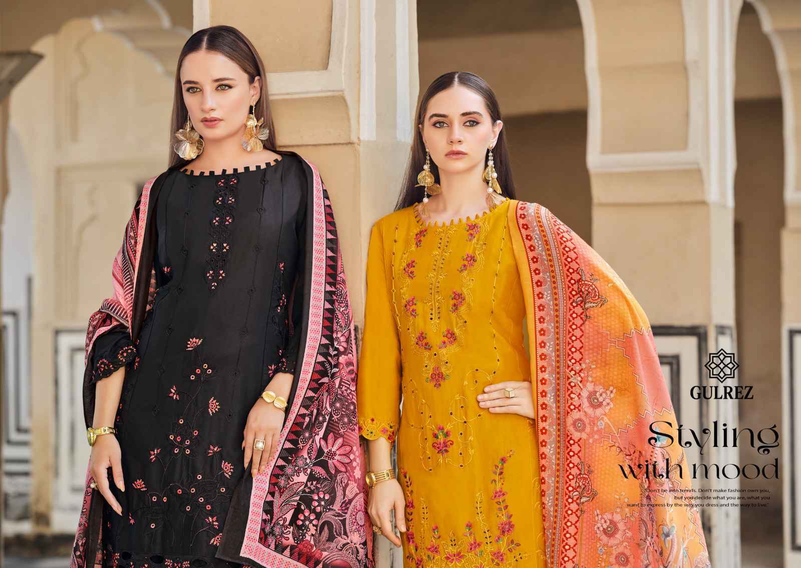 Belliza Gulrez Jade Ombre Nooria Readymade Cotton Dress (6 pcs Catalogue)