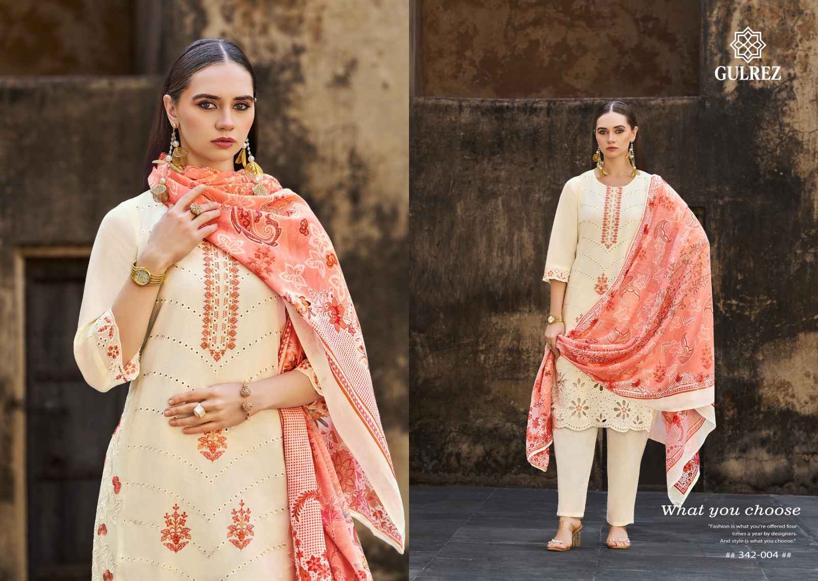 Belliza Gulrez Jade Ombre Nooria Readymade Cotton Dress (6 pcs Catalogue)