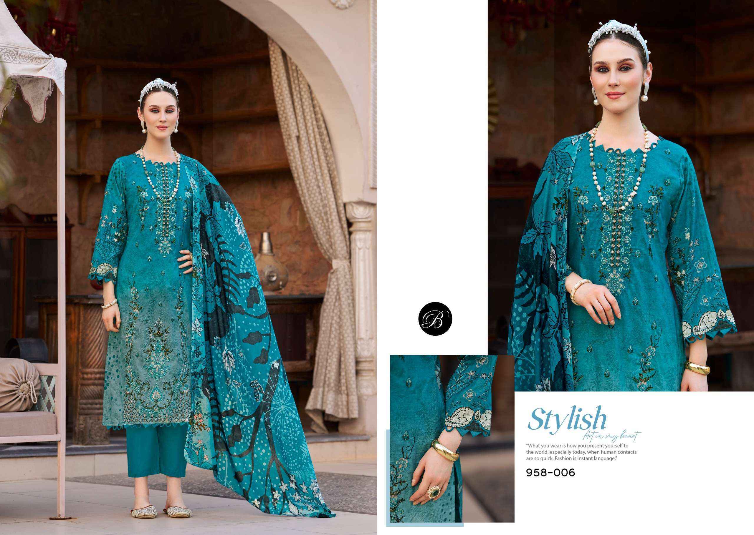 Belliza Ishara Vol-2 Cotton Dress Material (6 pcs Cataloge)