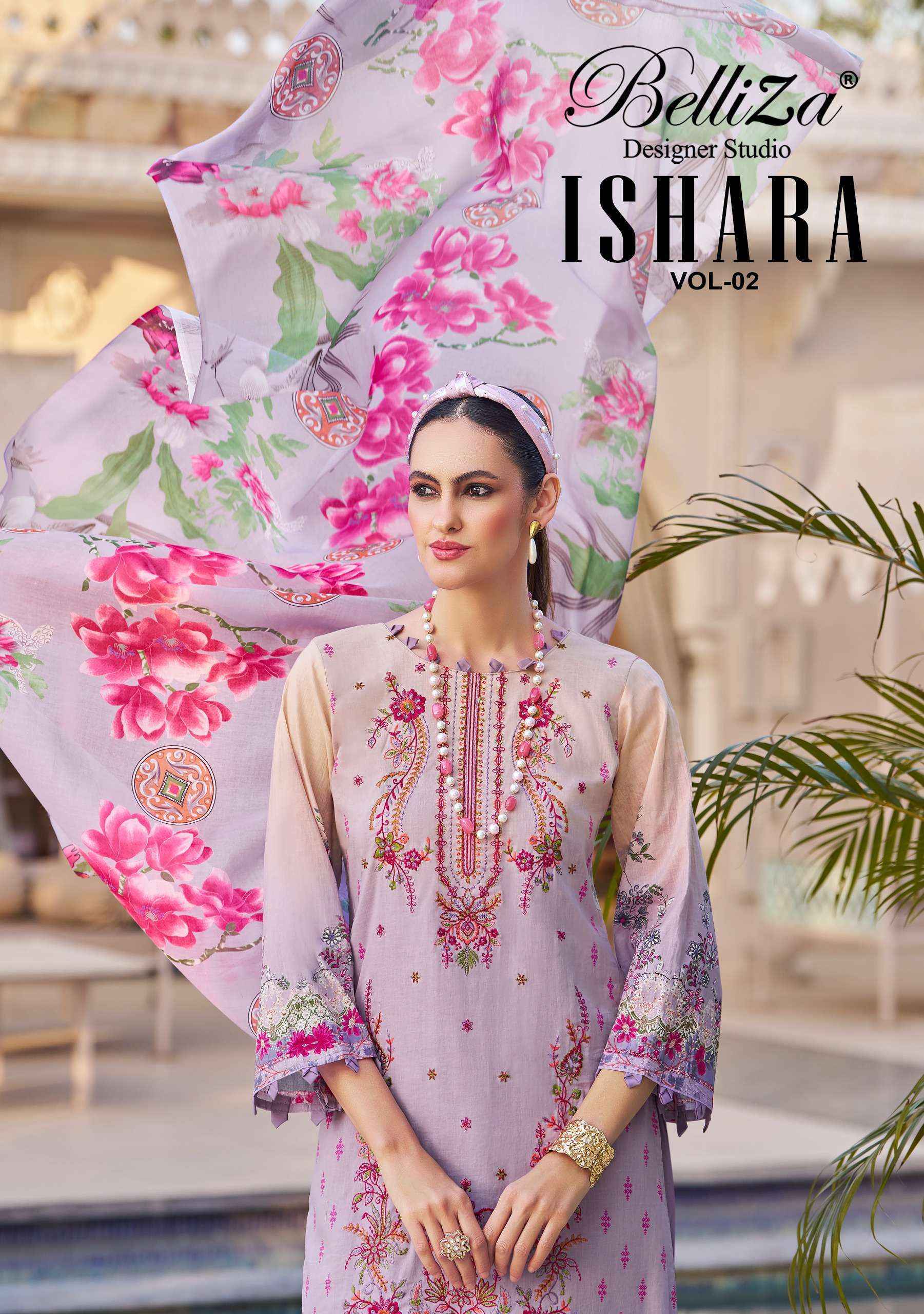 Belliza Ishara Vol-2 Cotton Dress Material (6 pcs Cataloge)