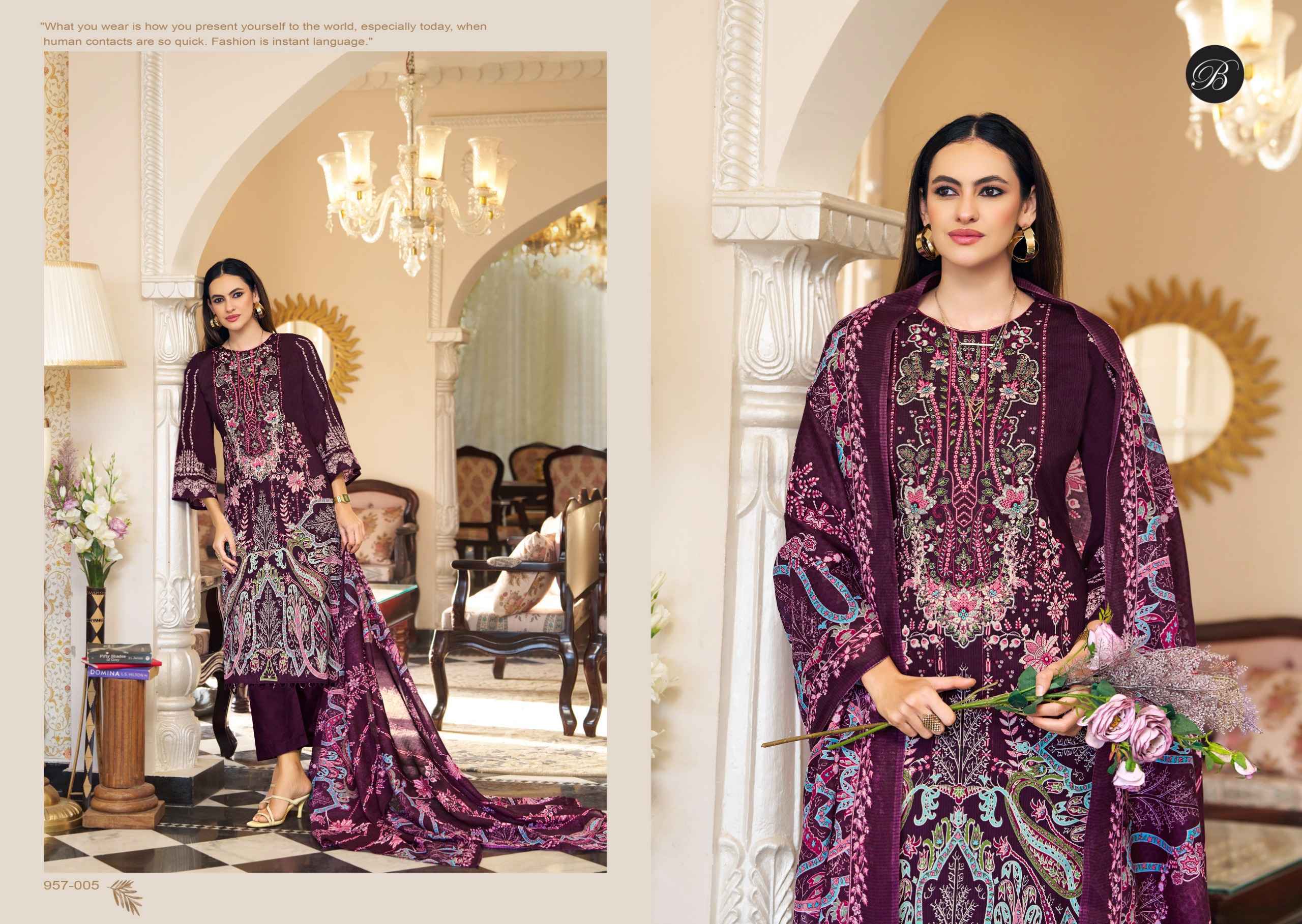 Belliza Naira Vol-134 Cotton Dress Material (8 pcs Cataloge)