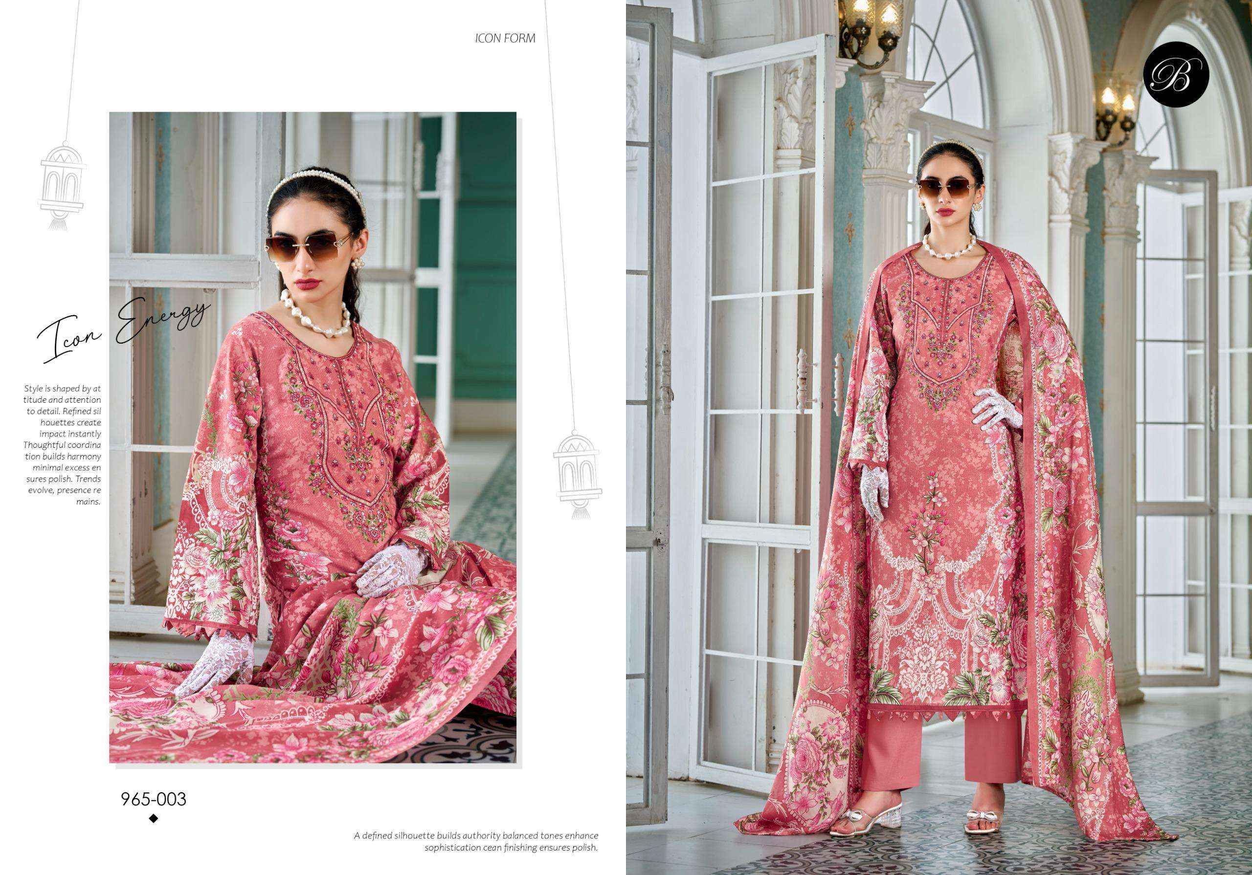 Belliza Naira Vol-136 Cotton Dress Material (8 pcs Cataloge)