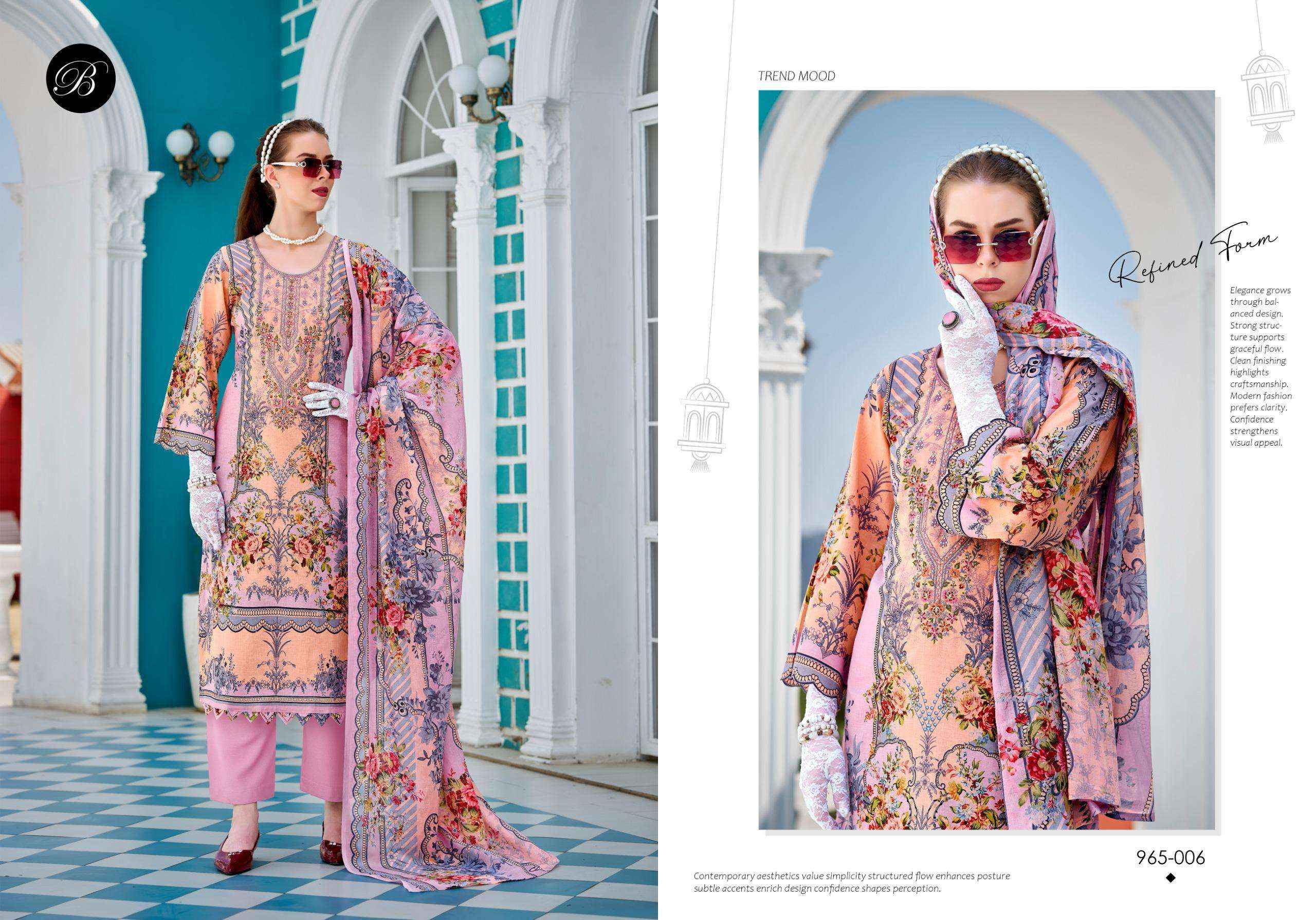 Belliza Naira Vol-136 Cotton Dress Material (8 pcs Cataloge)