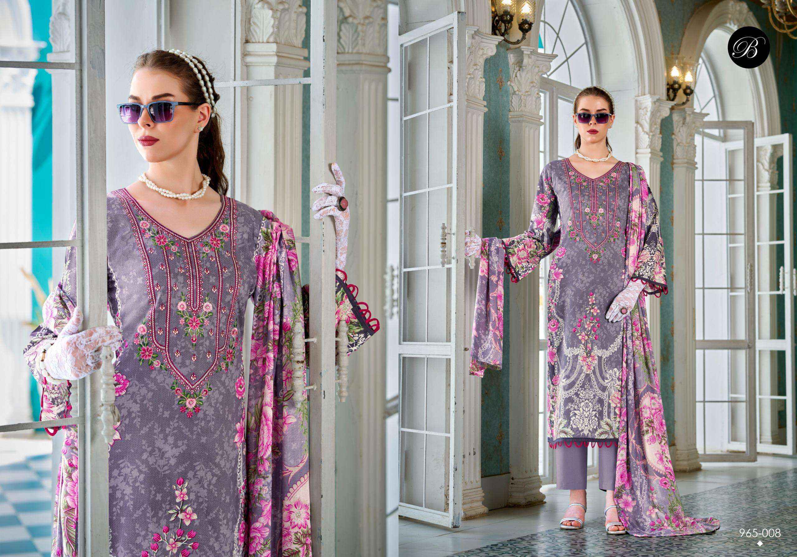 Belliza Naira Vol-136 Cotton Dress Material (8 pcs Cataloge)