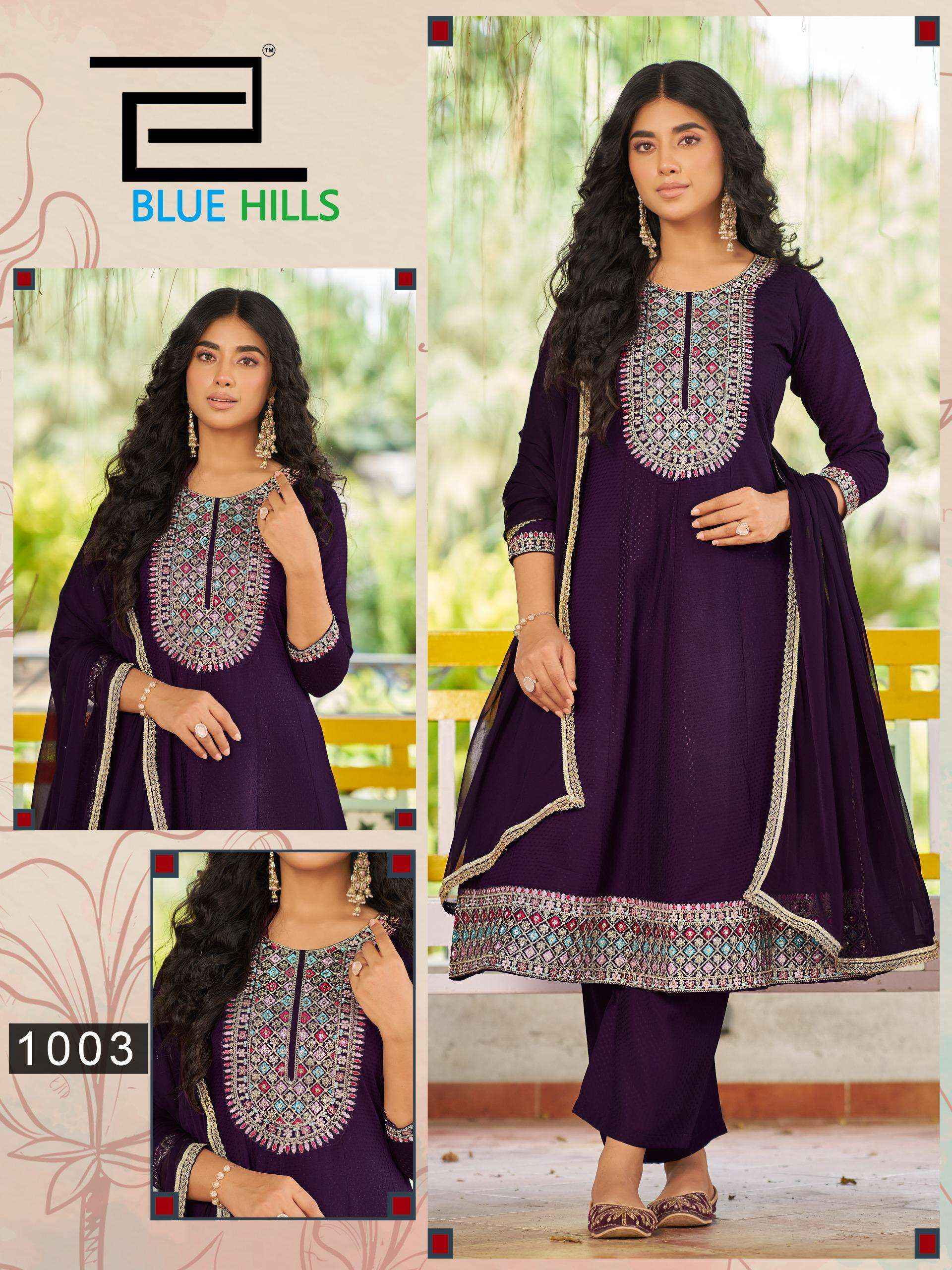 Blue Hills Mumtaz Vol-10 Rayon Readymade Suit (4 pcs Catalogue)