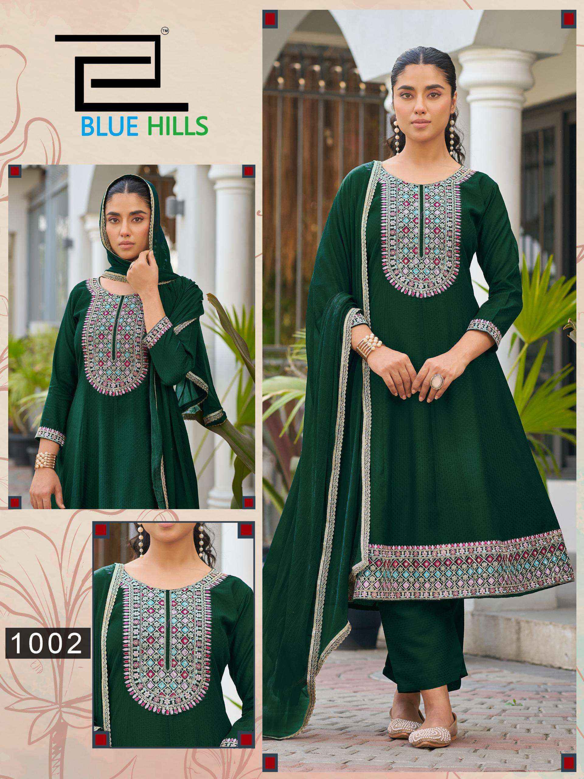 Blue Hills Mumtaz Vol-10 Rayon Readymade Suit (4 pcs Catalogue)