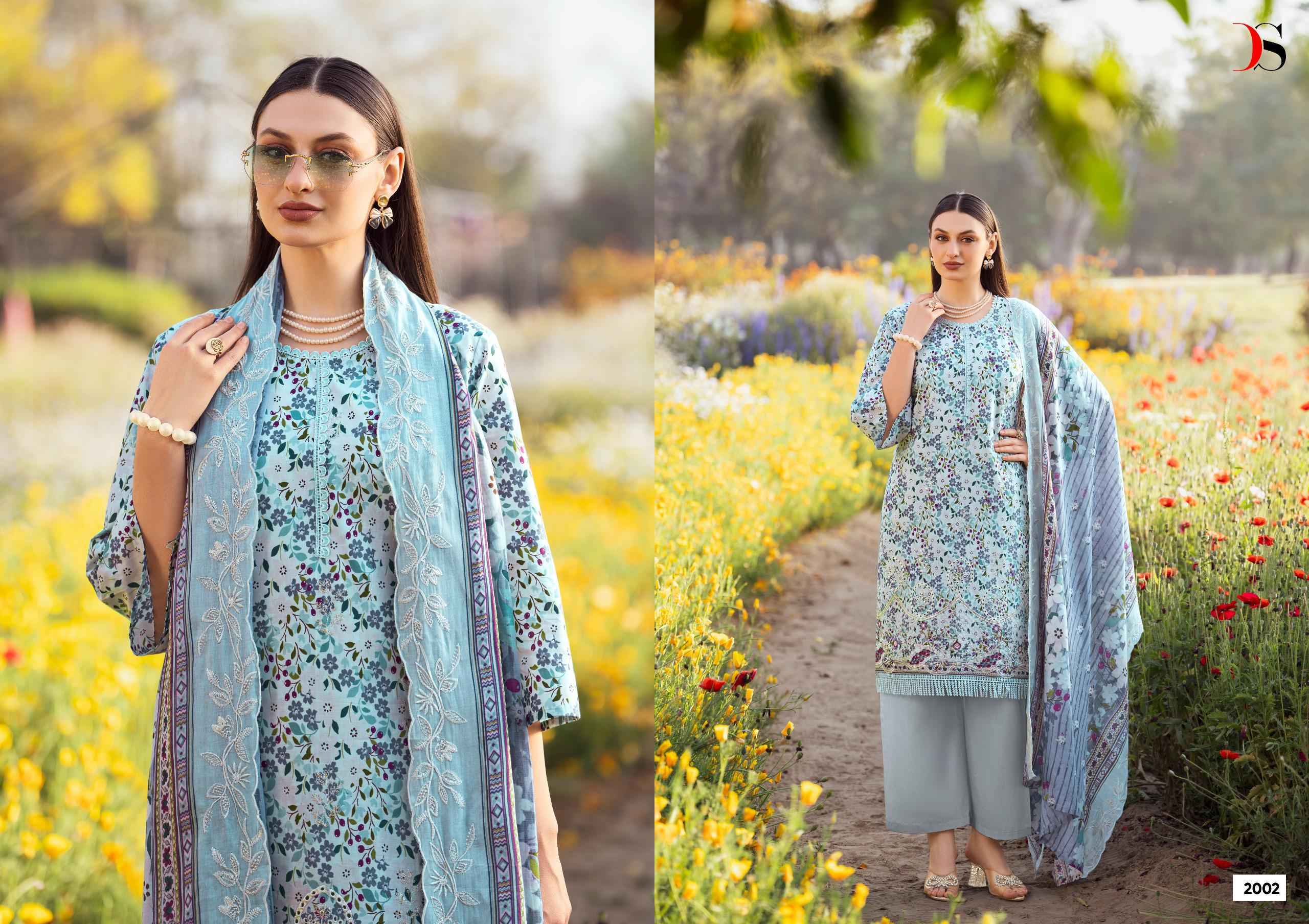 Deepsy Bin Saeed Vol-20 Cotton Dress Material (8 pcs Catalogue)