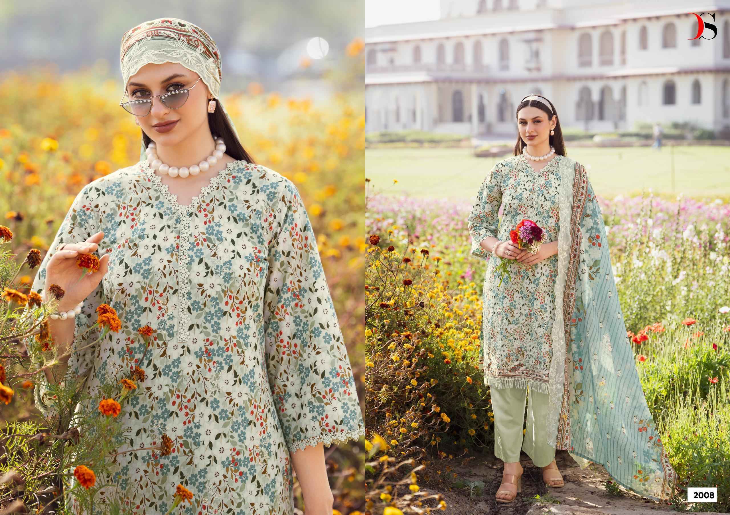Deepsy Bin Saeed Vol-20 Cotton Dress Material (8 pcs Catalogue)