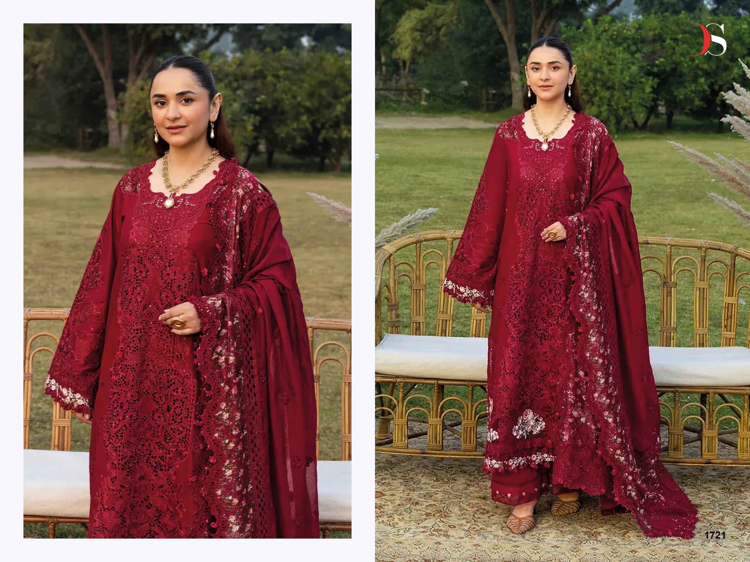 Deepsy Elaf Premium-2 Cotton Dress Material (6 pcs Catalogue)