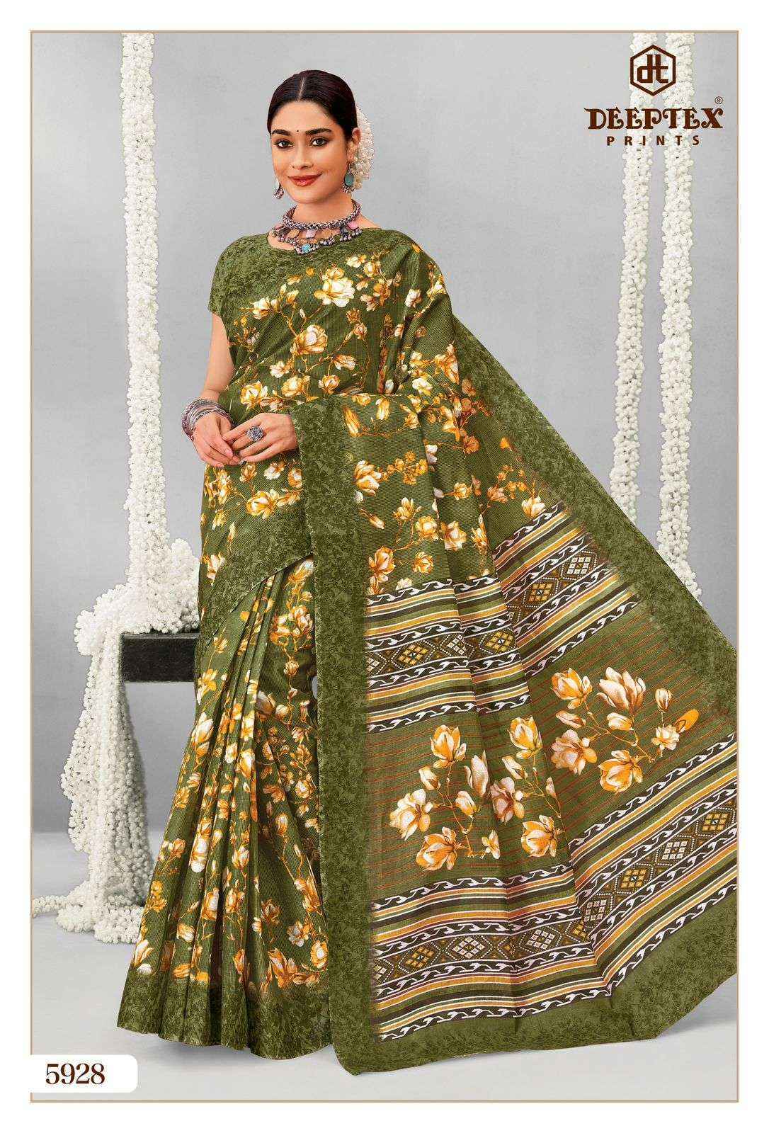 Deeptex Mother India Vol-59 Cotton Saree (30 pcs Catalogue)