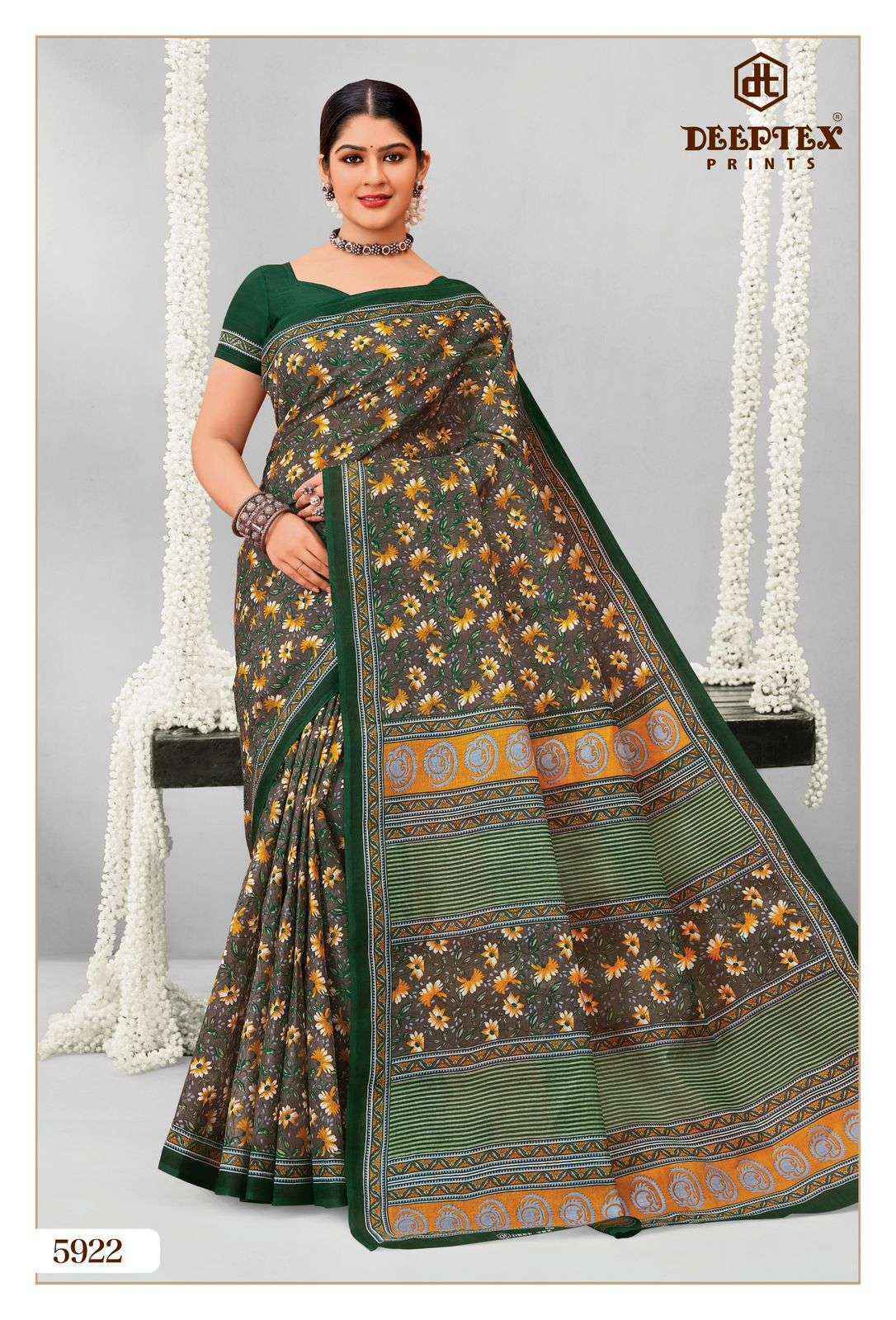 Deeptex Mother India Vol-59 Cotton Saree (30 pcs Catalogue)