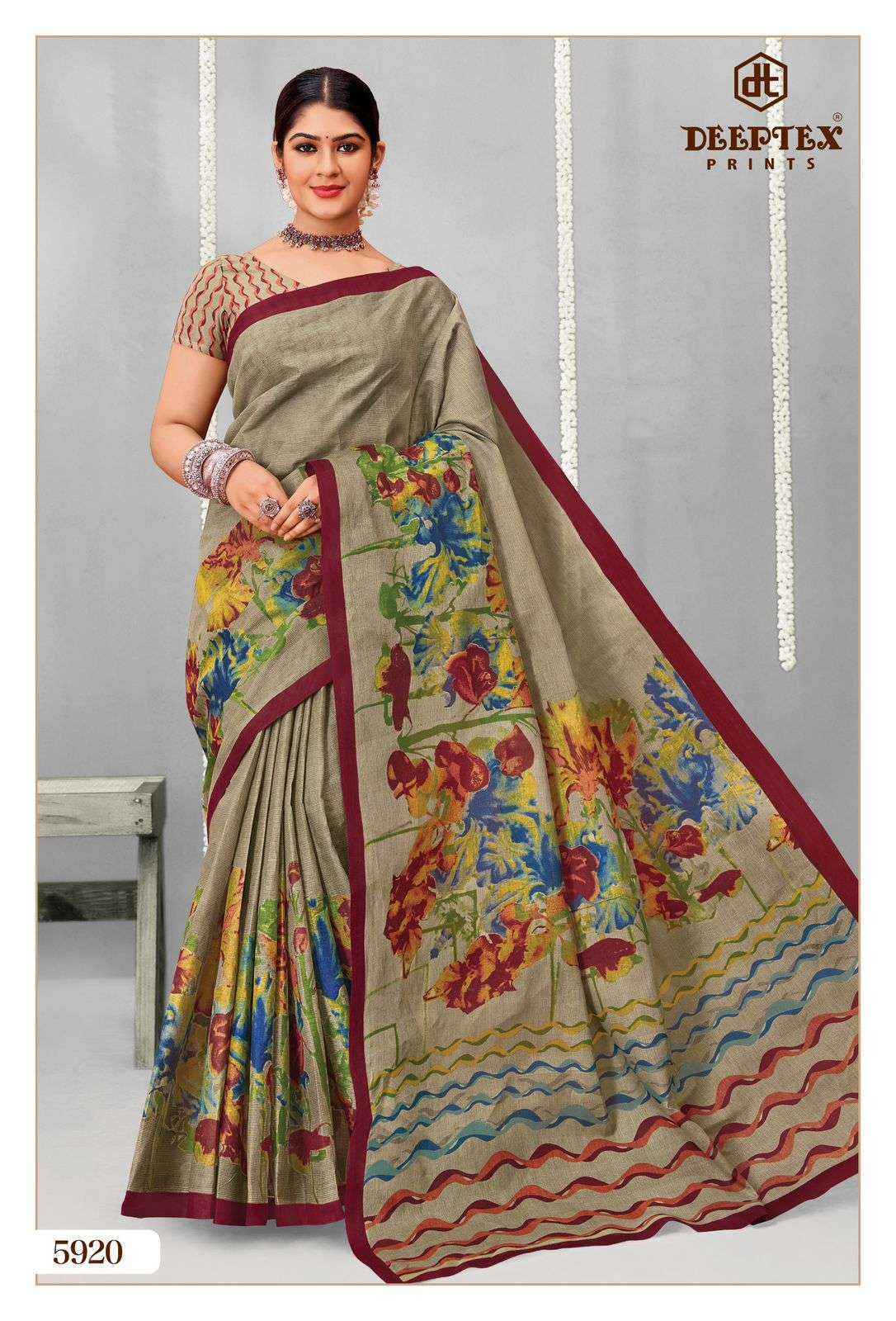 Deeptex Mother India Vol-59 Cotton Saree (30 pcs Catalogue)