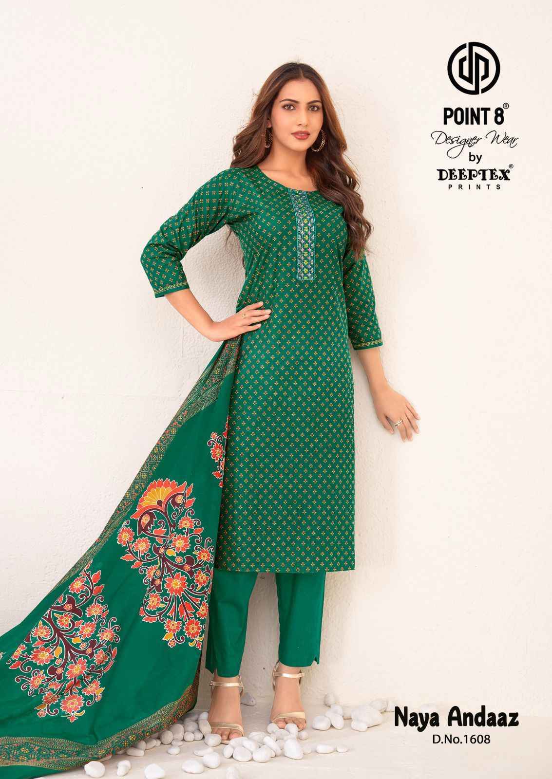 Deeptex Naya Andaaz Vol-16 Readymade Cotton Dress (10 pcs Catalogue)