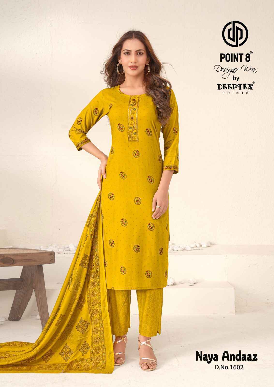 Deeptex Naya Andaaz Vol-16 Readymade Cotton Dress (10 pcs Catalogue)