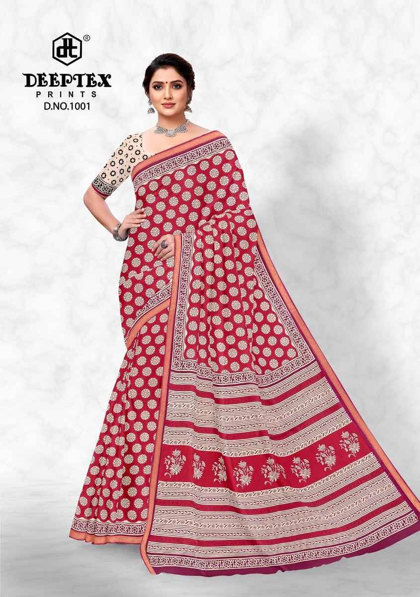Deeptex Pinky City Vol-1 Cotton Saree (10 pcs Catalogue)