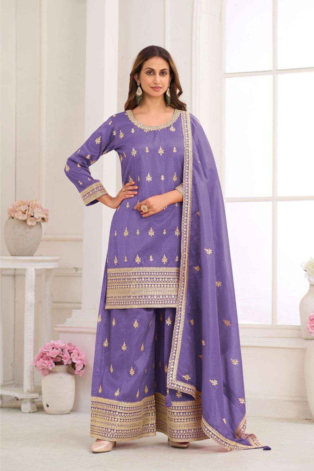 Gulkayra Niru Readymade Simer Silk Dress (5 Pcs Catalouge)