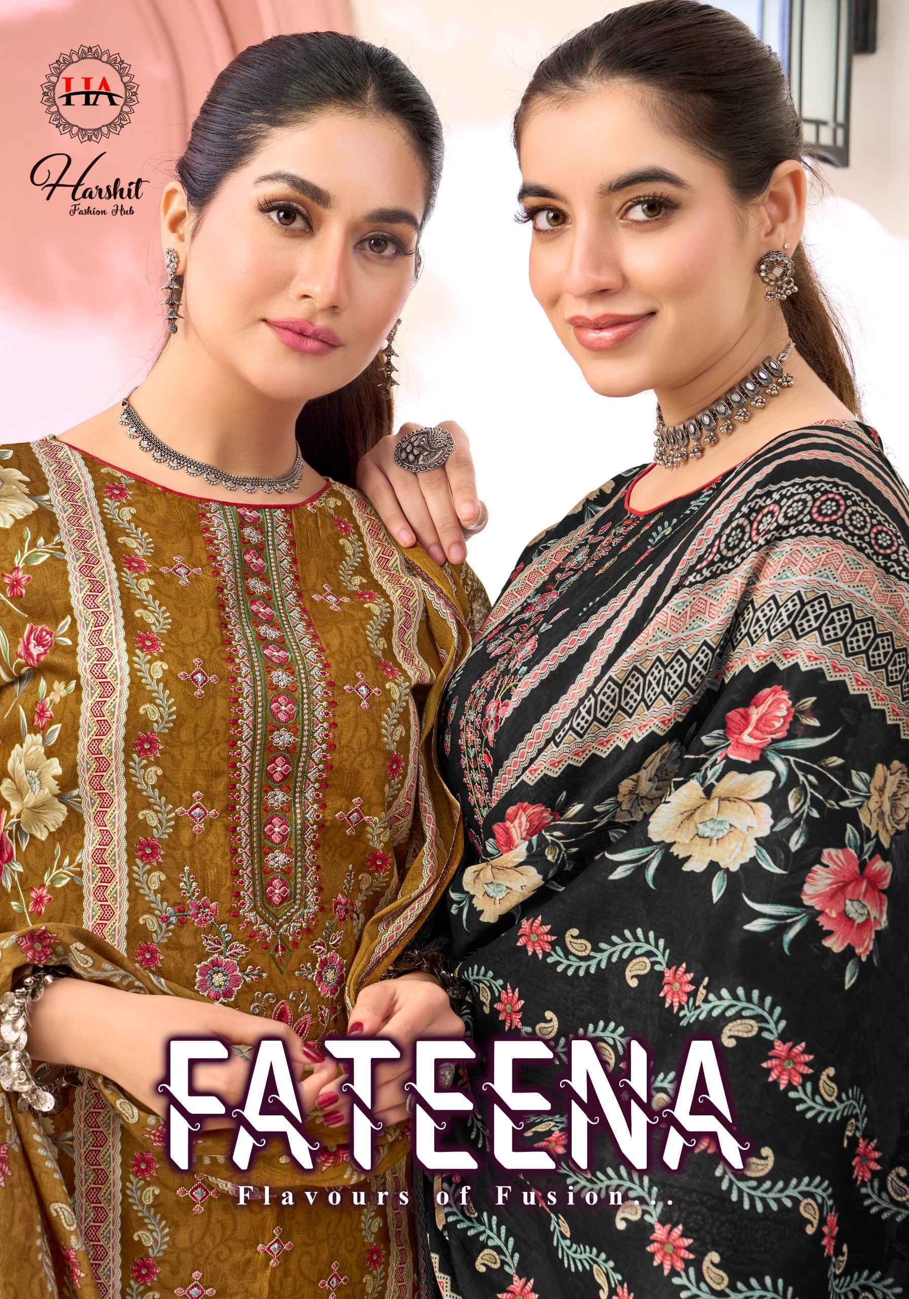 Harshit Fashion Fateena Zam Cotton Dress Material (6 pcs Catalogue)