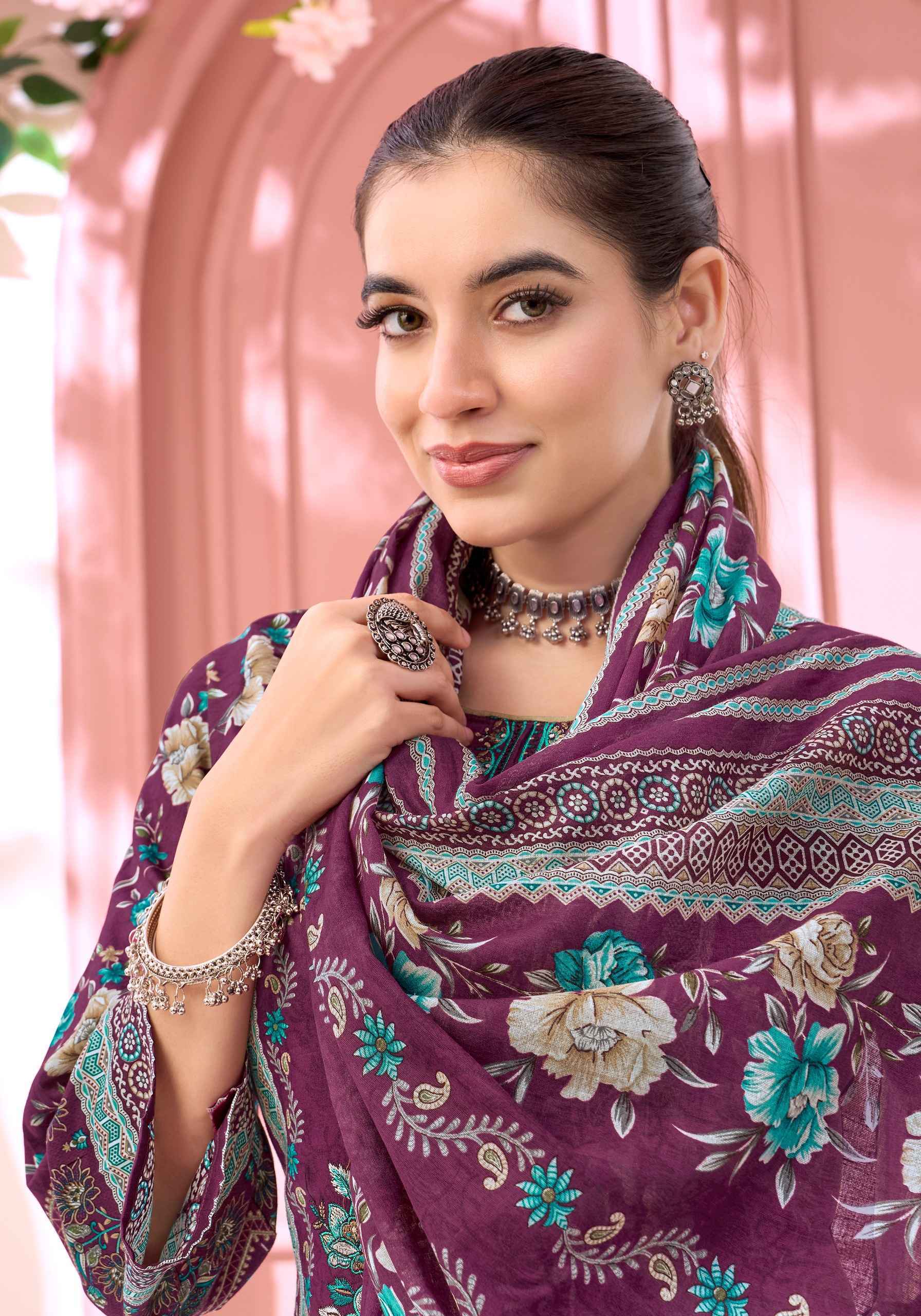 Harshit Fashion Fateena Zam Cotton Dress Material (6 pcs Catalogue)