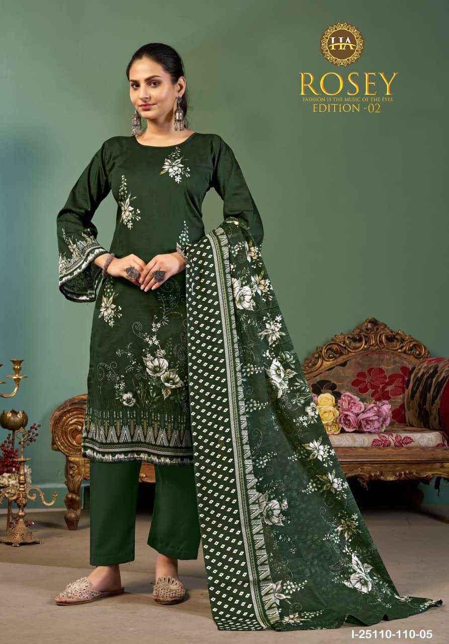 Harshit Fashion Rosey Edition-2 Jam Cotton Dress Material (6 pcs Catalogue)