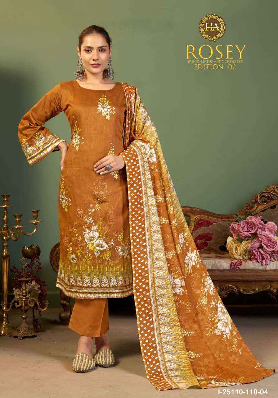 Harshit Fashion Rosey Edition-2 Jam Cotton Dress Material (6 pcs Catalogue)