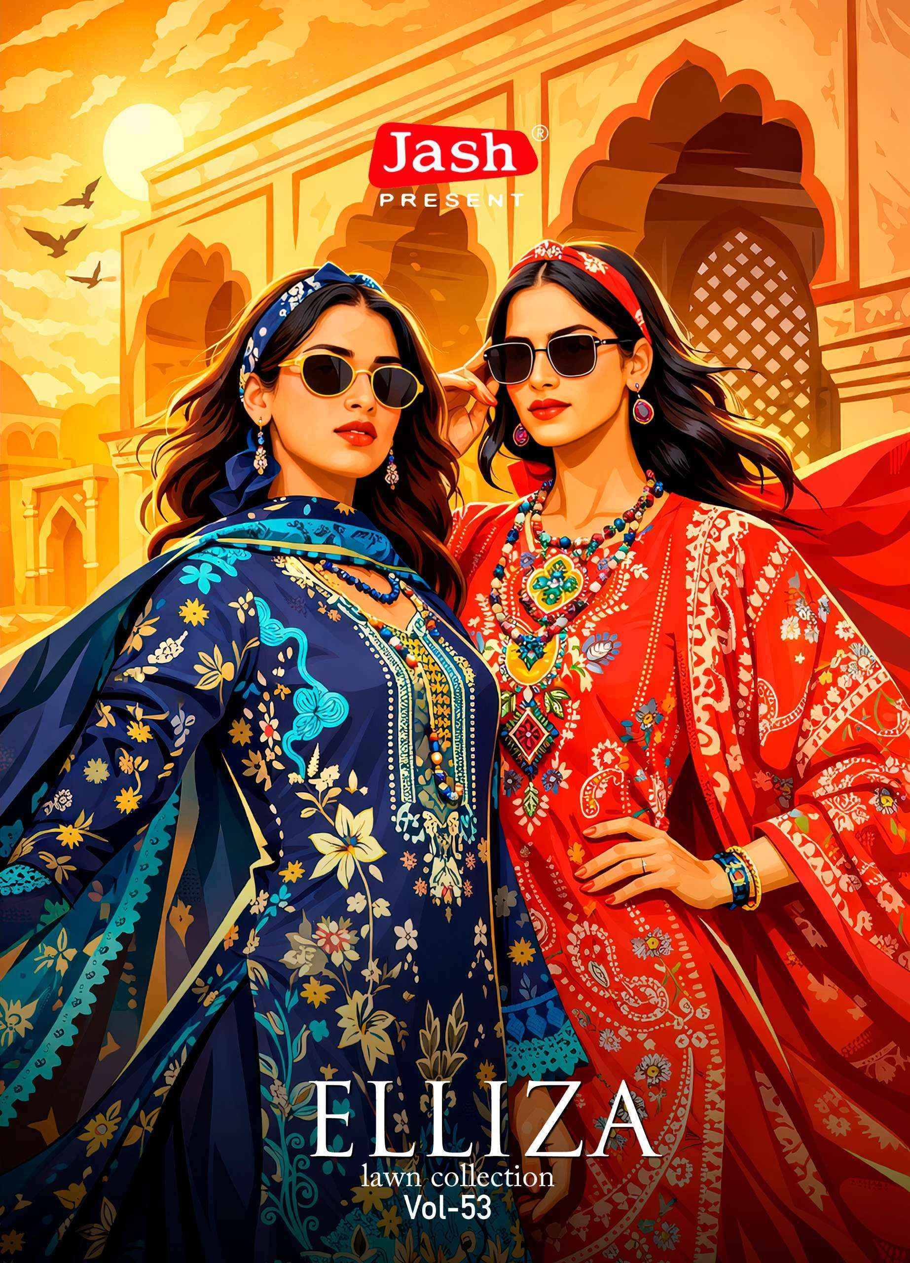 Jash Elliza Vol-53 Cotton Dress Material (10 pcs Catalogue)