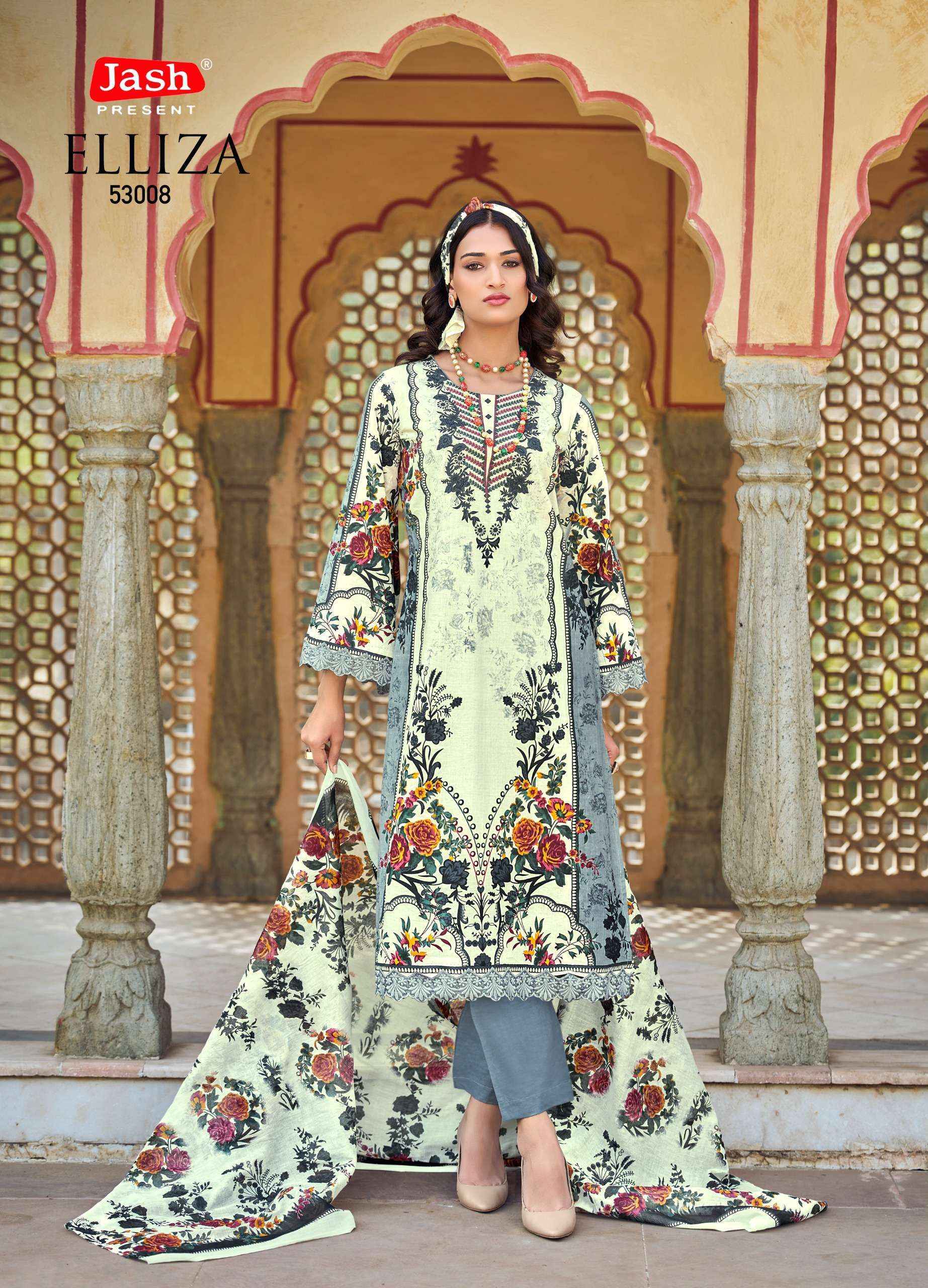 Jash Elliza Vol-53 Cotton Dress Material (10 pcs Catalogue)