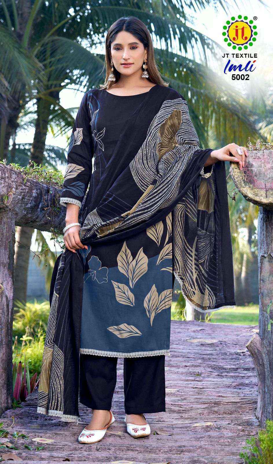 Jt Imli Vol-5 Rayon Dress Material (5 pcs Catalogue)