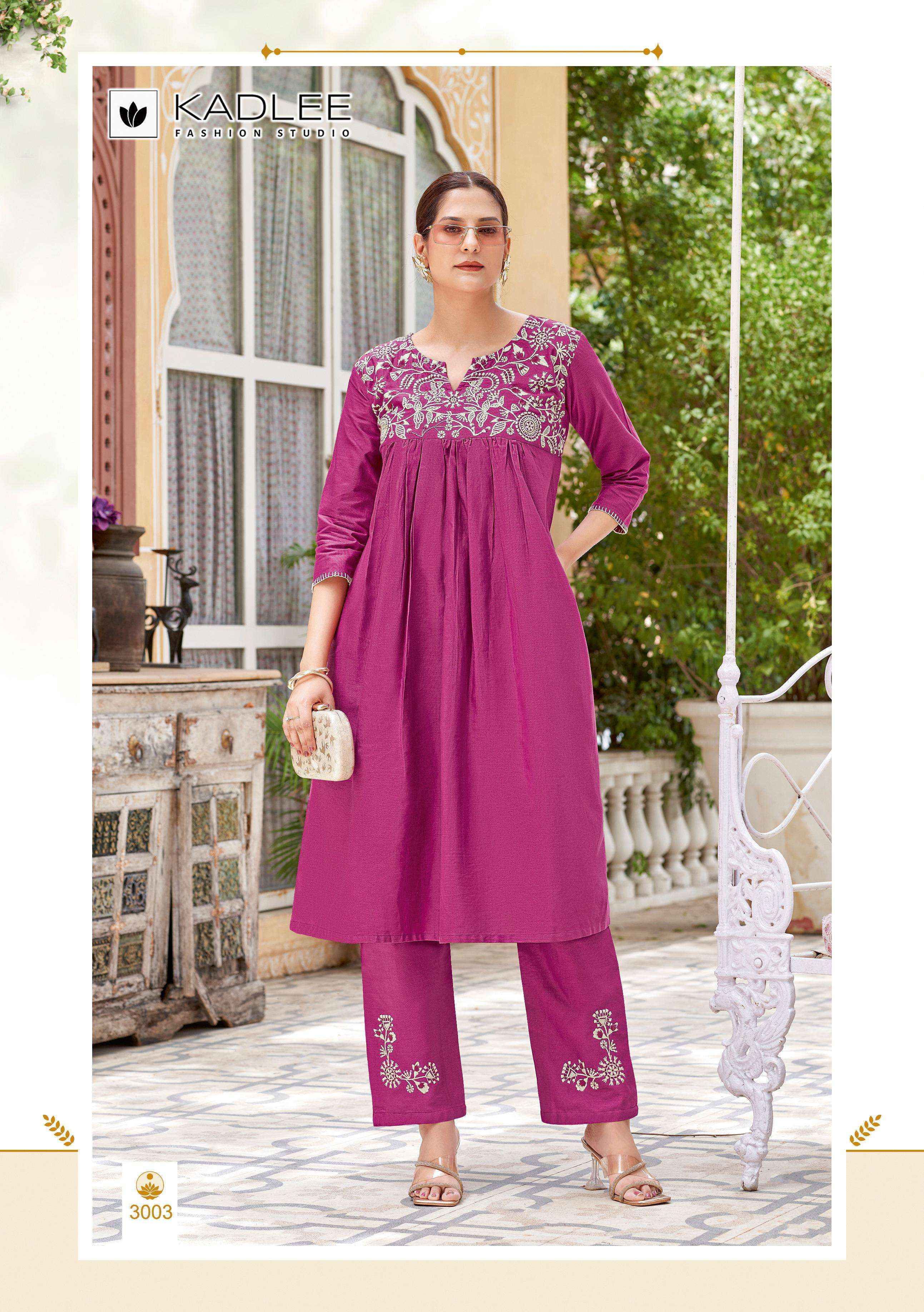 Kadlee Morpankh Rayon Top With Bottom (6 pcs Catalogue)