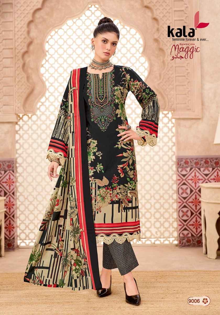 Kala Maggic Vol-24 Cotton Dress Material (12 pcs Catalogue)