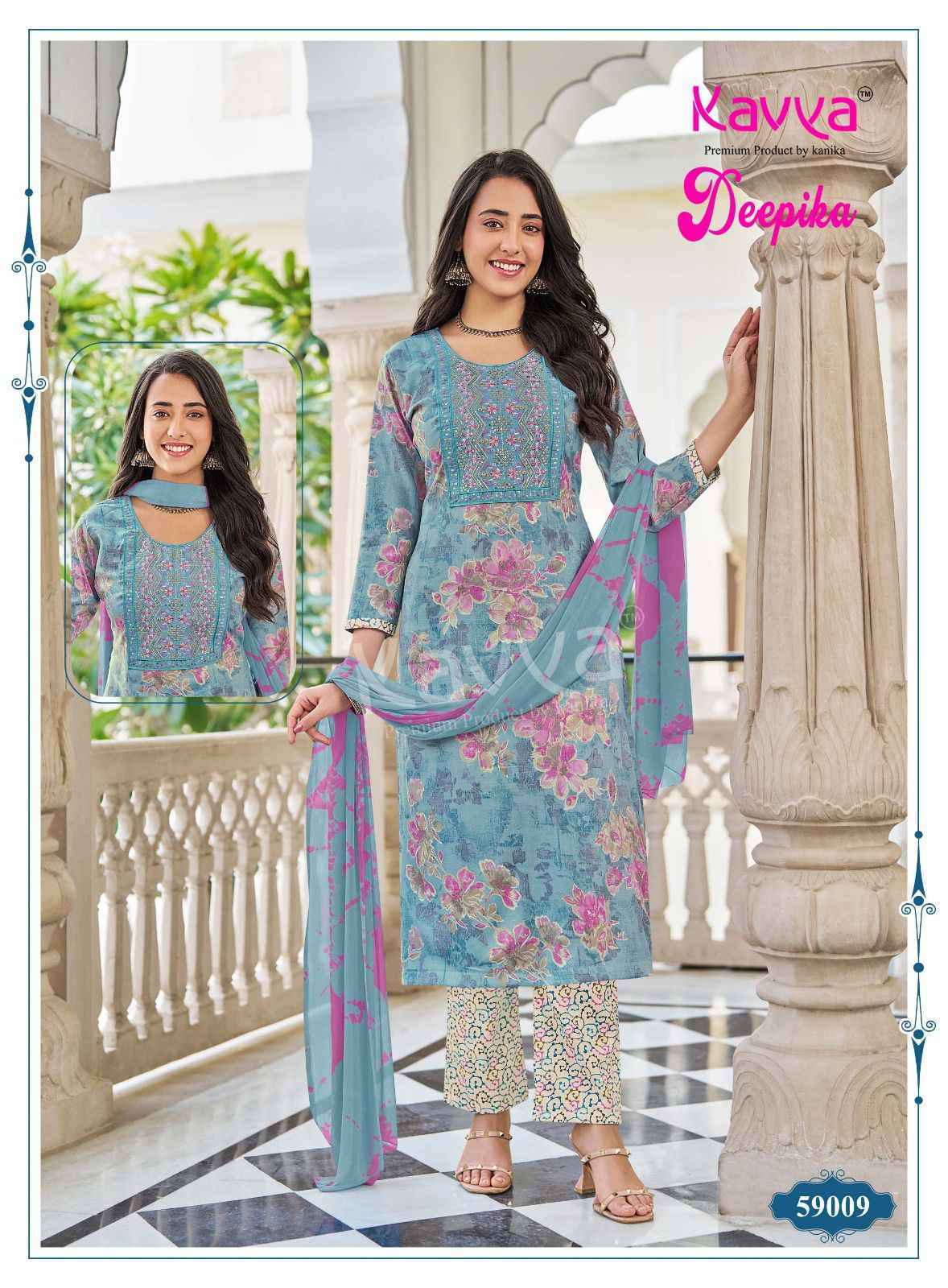 Kavya Deepika Vol-59 Capsule Readymade Suit (10 pcs Catalogue)