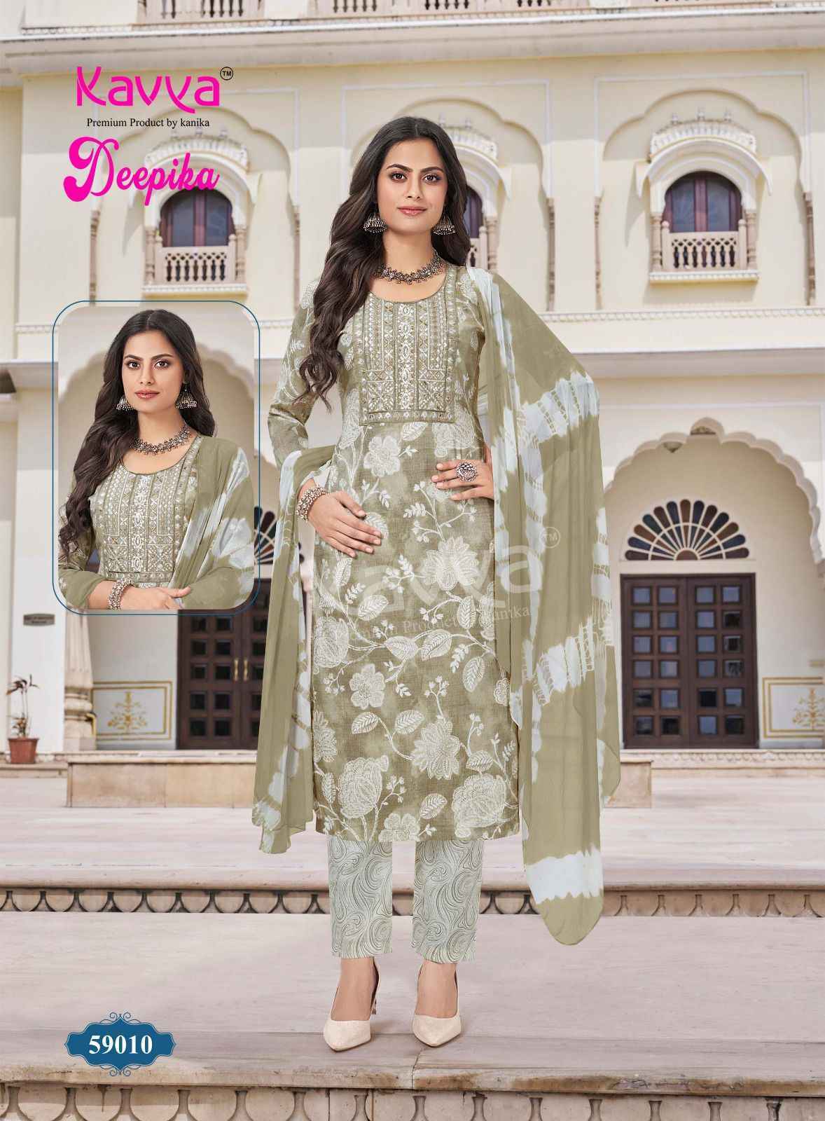 Kavya Deepika Vol-59 Capsule Readymade Suit (10 pcs Catalogue)