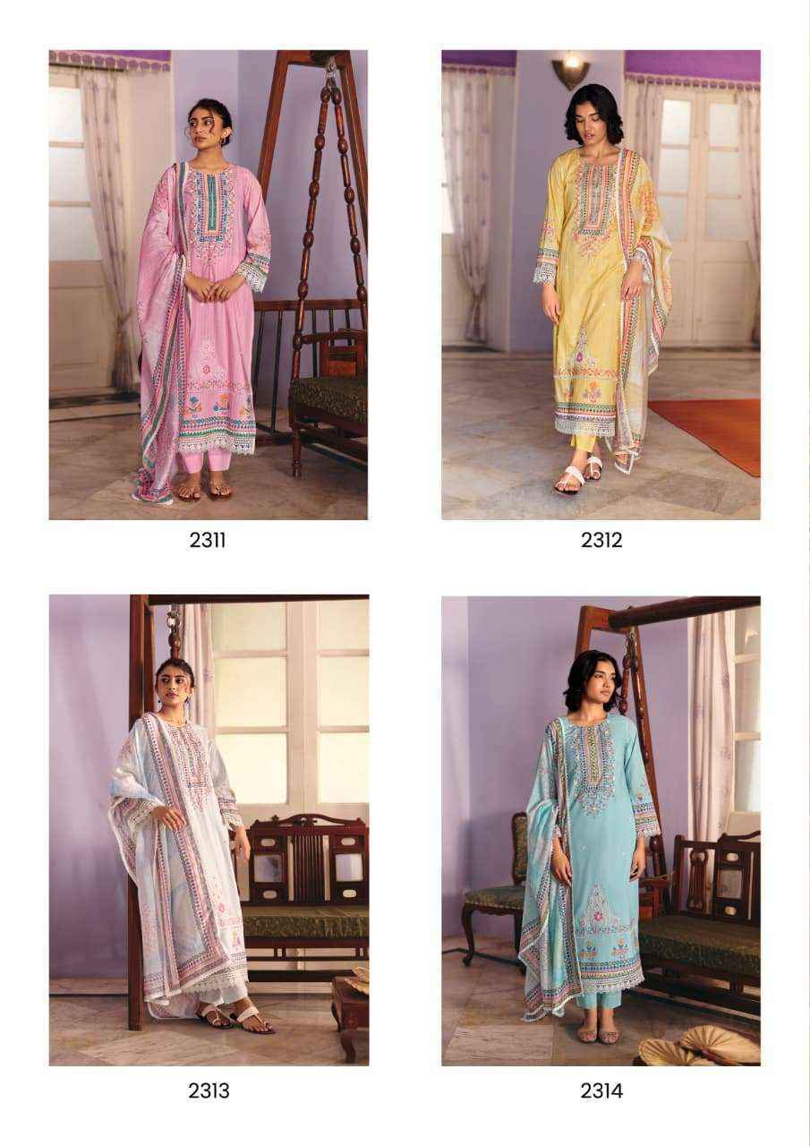 Kimora Khayaal Cotton Dress Material (4 pcs Catalogue)