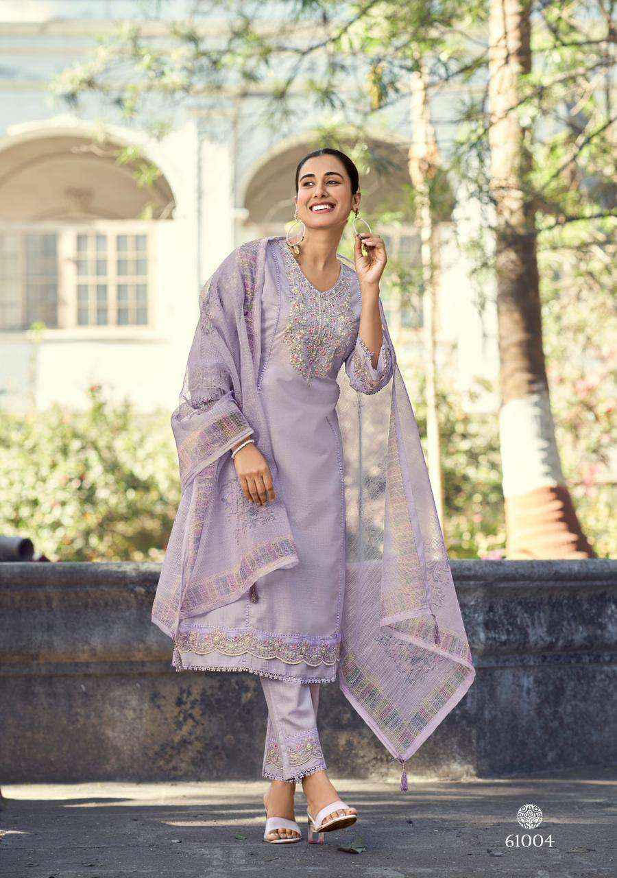 Lady Leela Gulzar Linen Cotton Readymade Suit (4 pcs Catalogue)