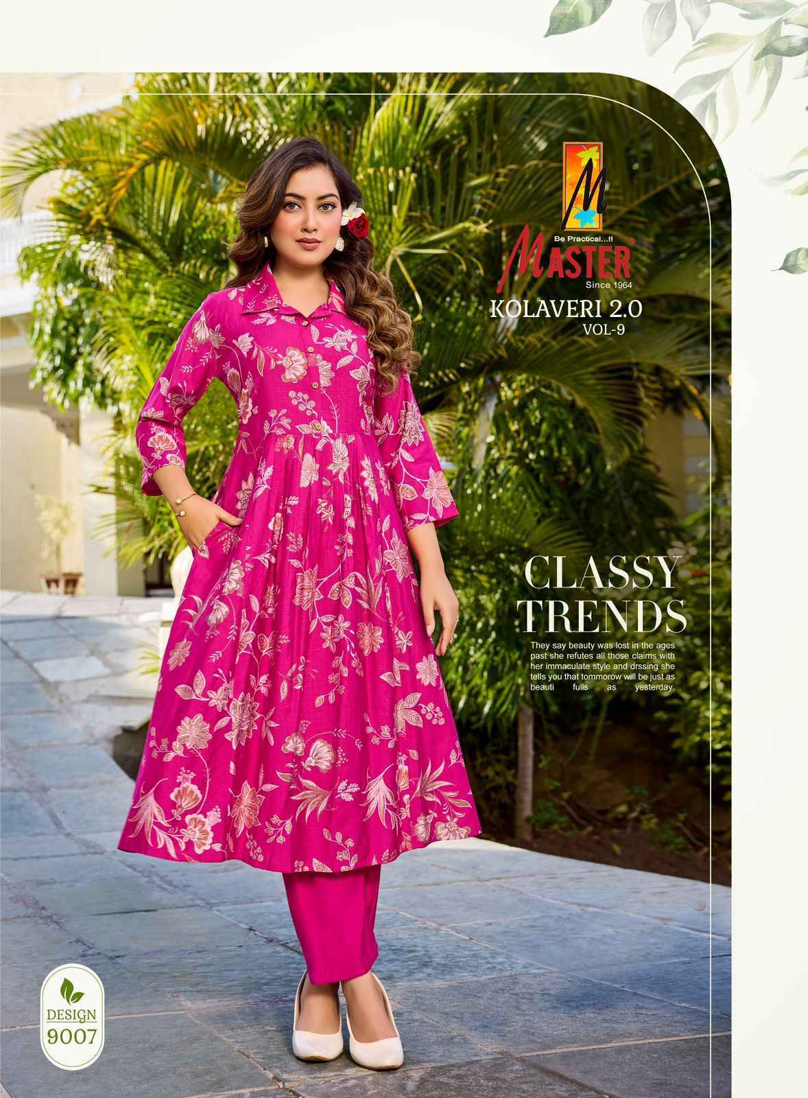 Master Kolaveri 2.0 Vol-9 Vertican Kurti With Bottom (10 pcs Catalogue)