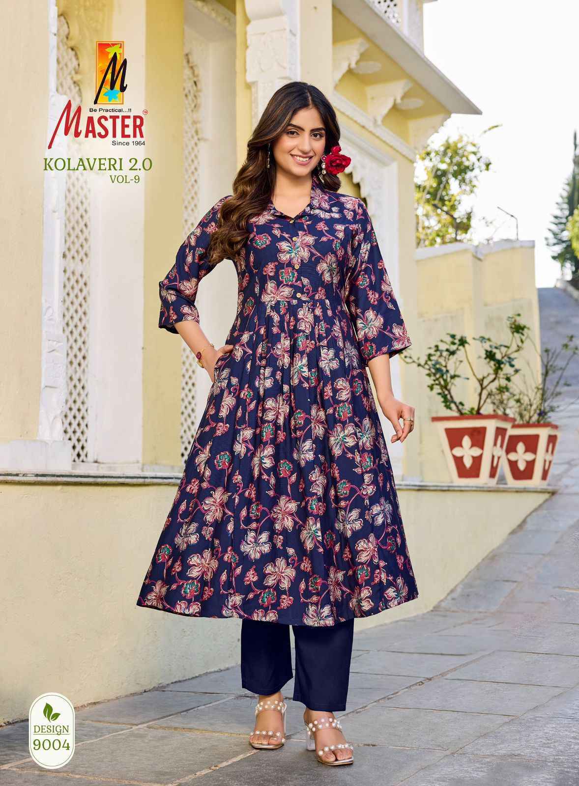 Master Kolaveri 2.0 Vol-9 Vertican Kurti With Bottom (10 pcs Catalogue)