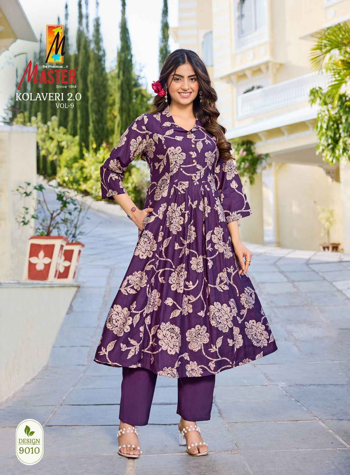 Master Kolaveri 2.0 Vol-9 Vertican Kurti With Bottom (10 pcs Catalogue)