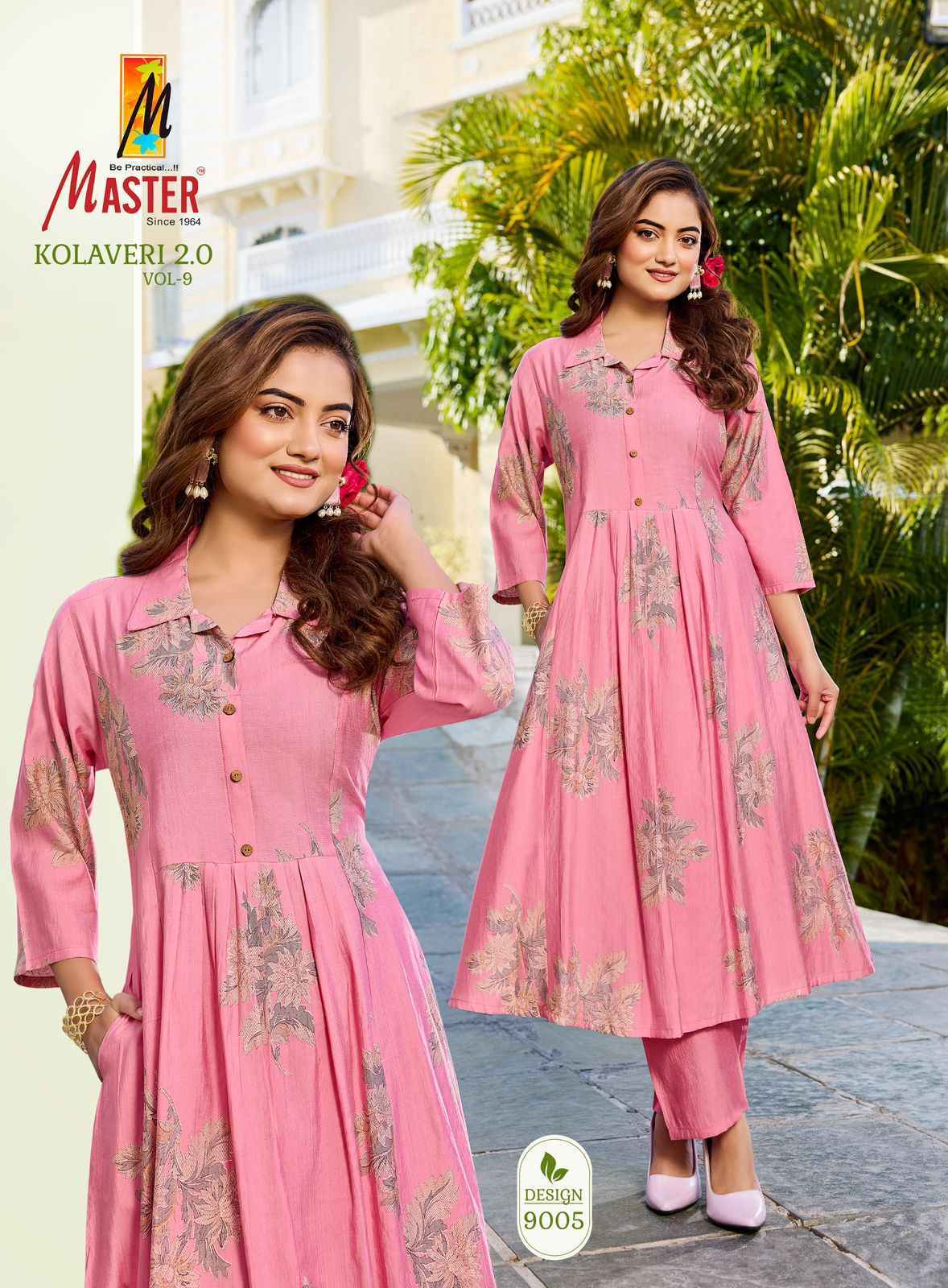 Master Kolaveri 2.0 Vol-9 Vertican Kurti With Bottom (10 pcs Catalogue)