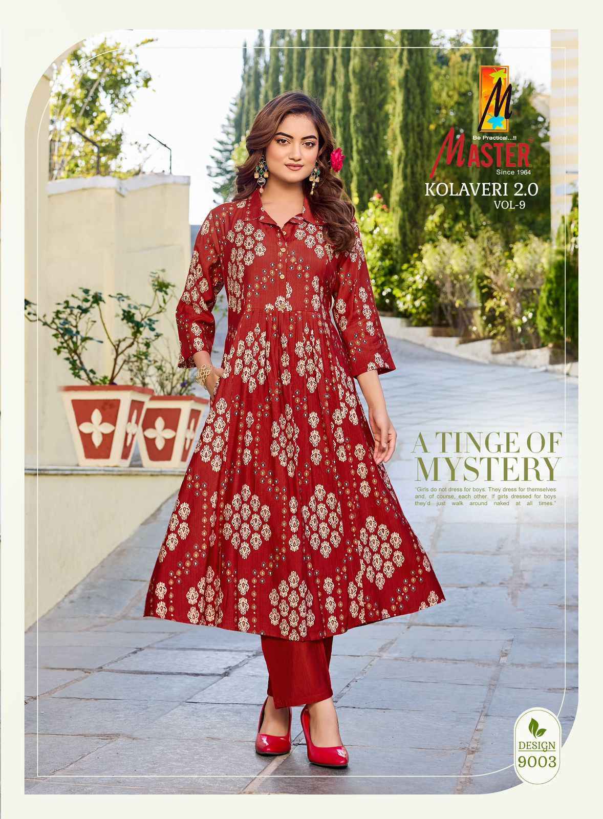 Master Kolaveri 2.0 Vol-9 Vertican Kurti With Bottom (10 pcs Catalogue)