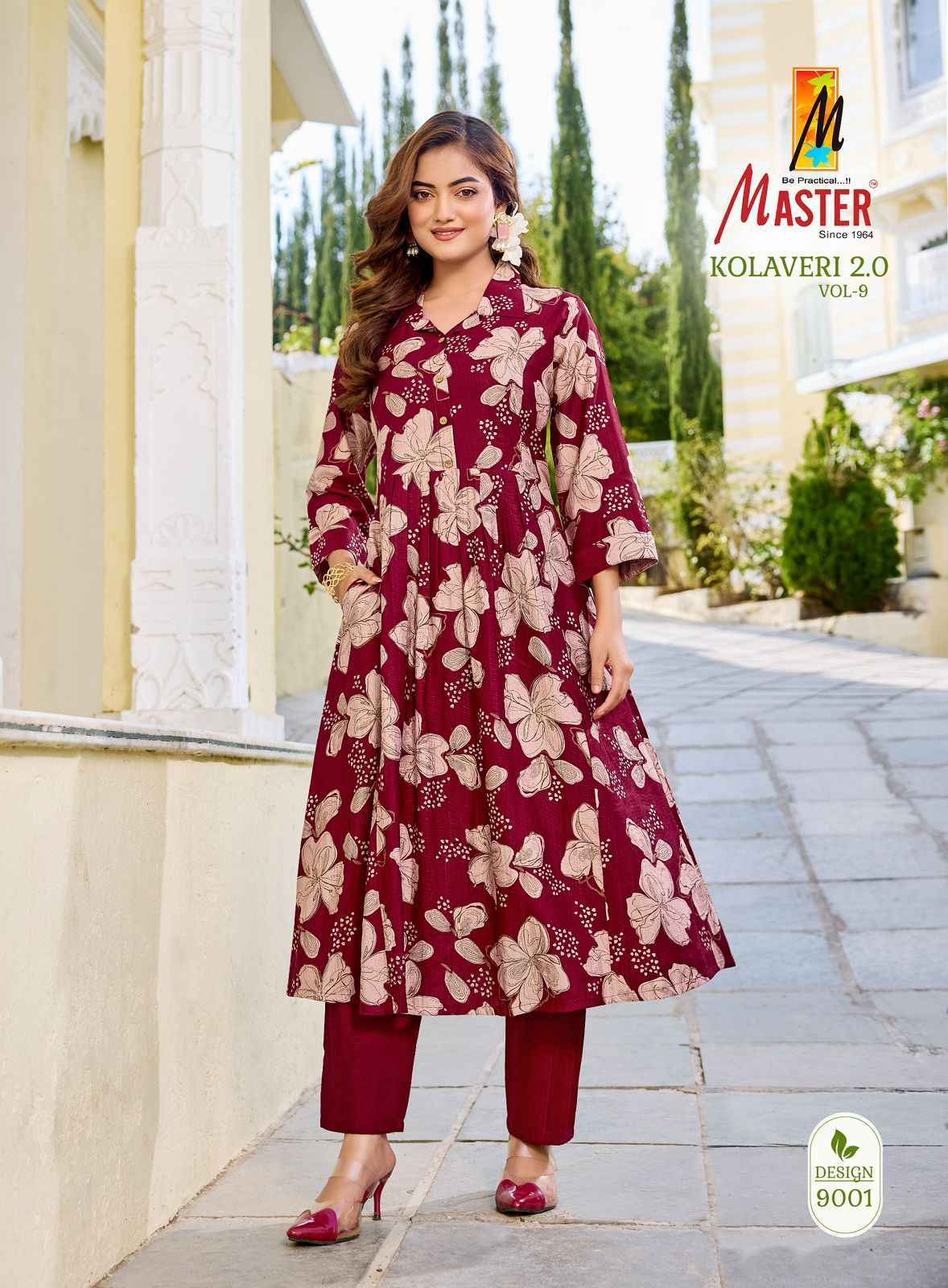 Master Kolaveri 2.0 Vol-9 Vertican Kurti With Bottom (10 pcs Catalogue)