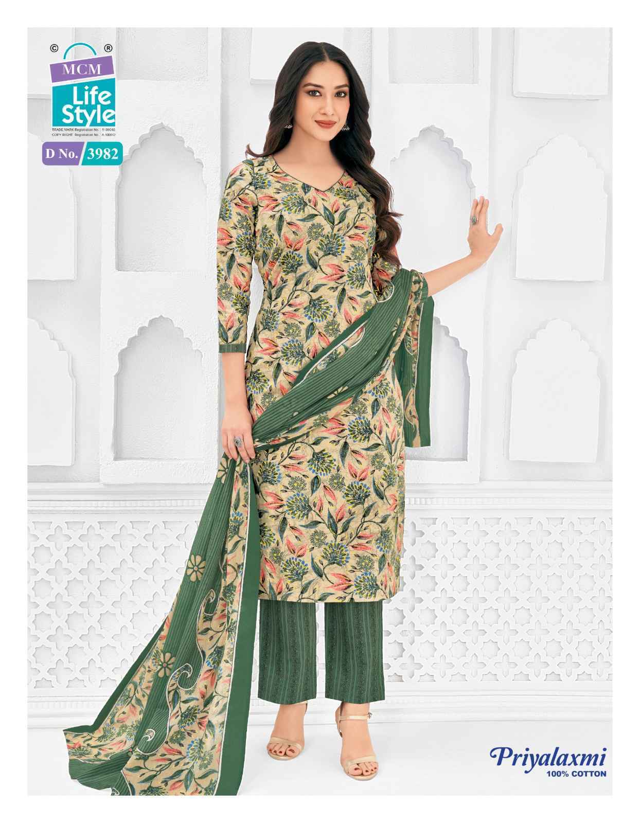 MCM Lifestyle Priyalaxmi Vol-39 Cotton Dress Material (20 pcs Catalogue)