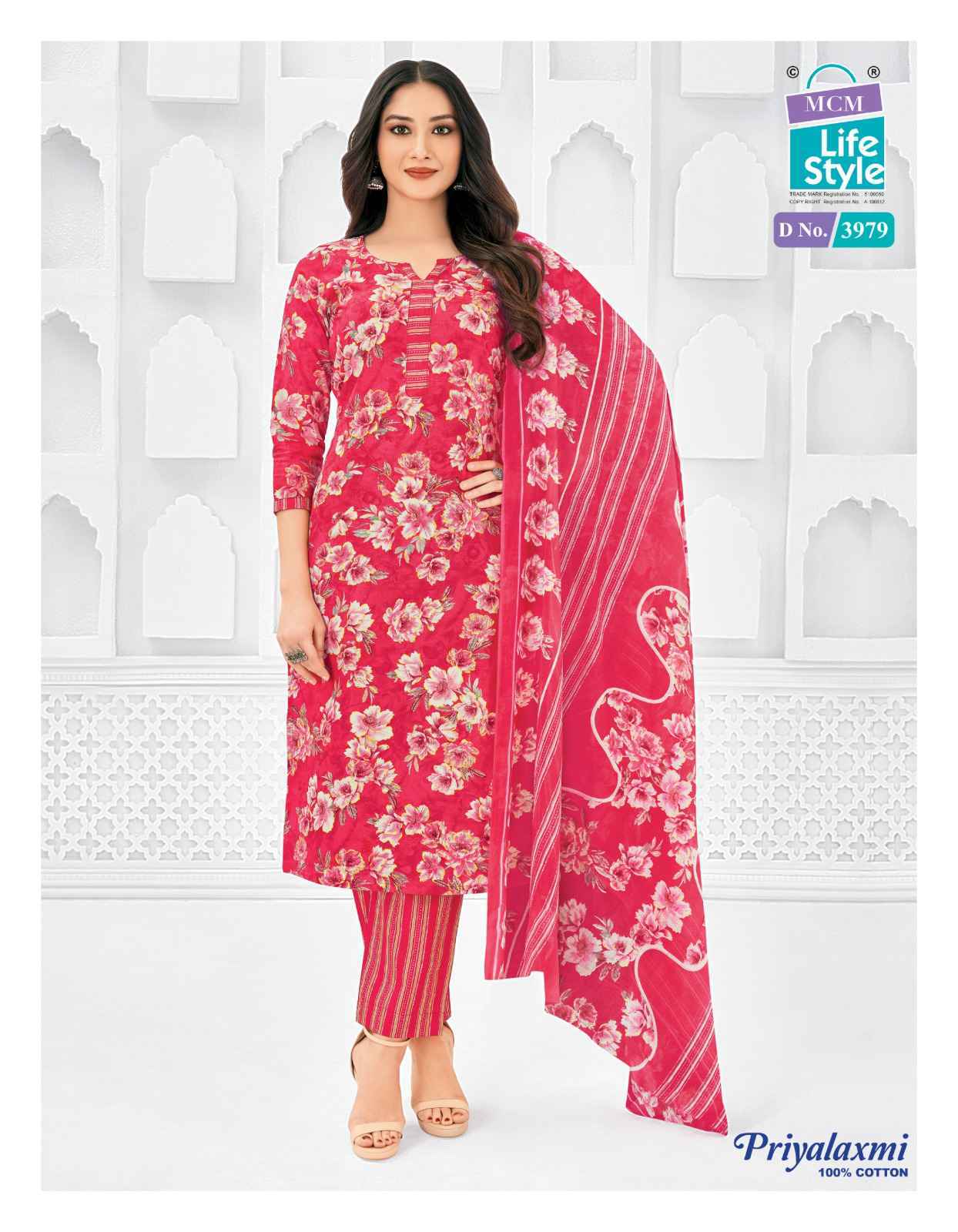 MCM Lifestyle Priyalaxmi Vol-39 Cotton Dress Material (20 pcs Catalogue)