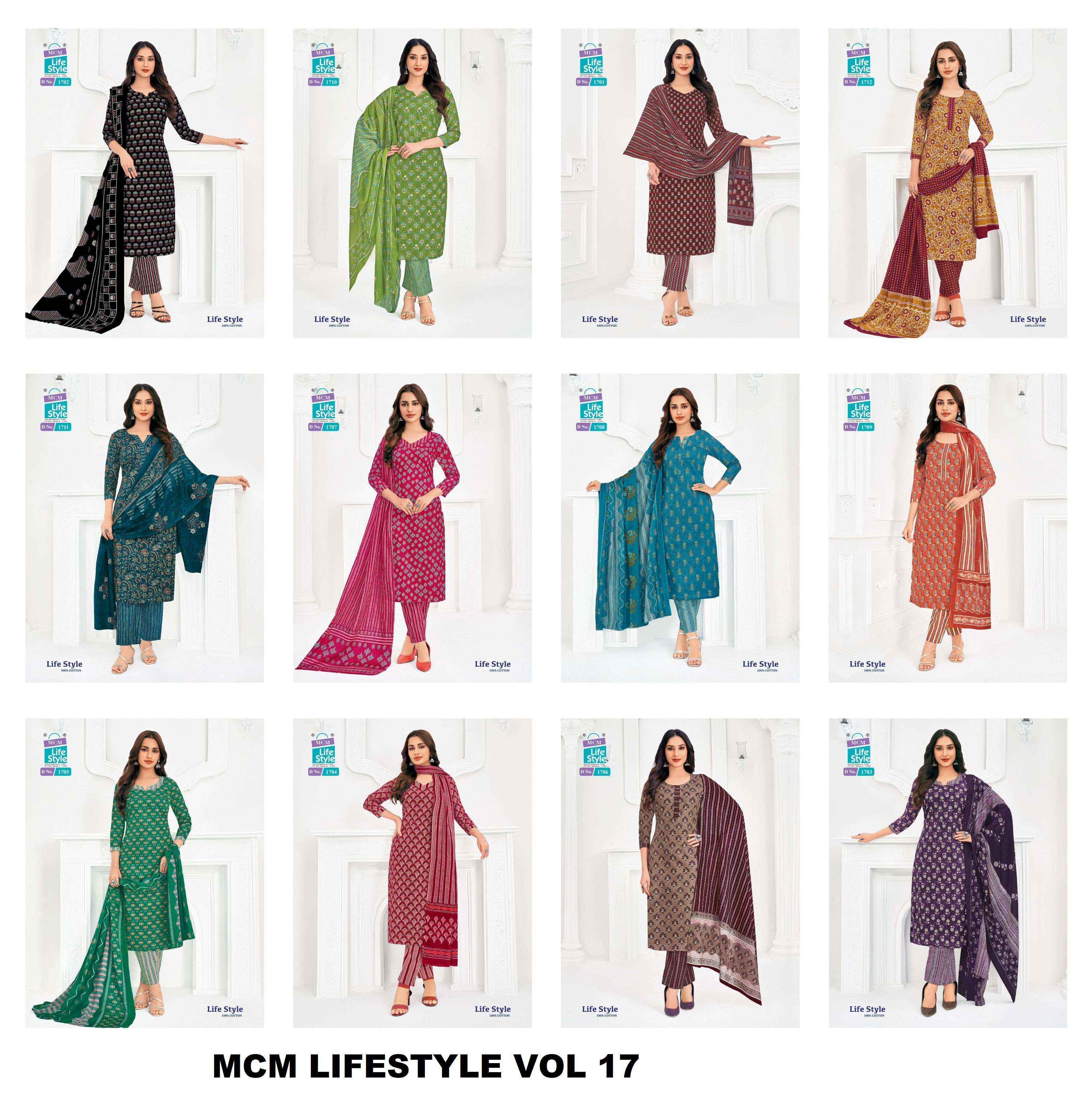 MCM Lifestyle Vol-17 Readymade Cotton Dress (12 pcs Catalogue)