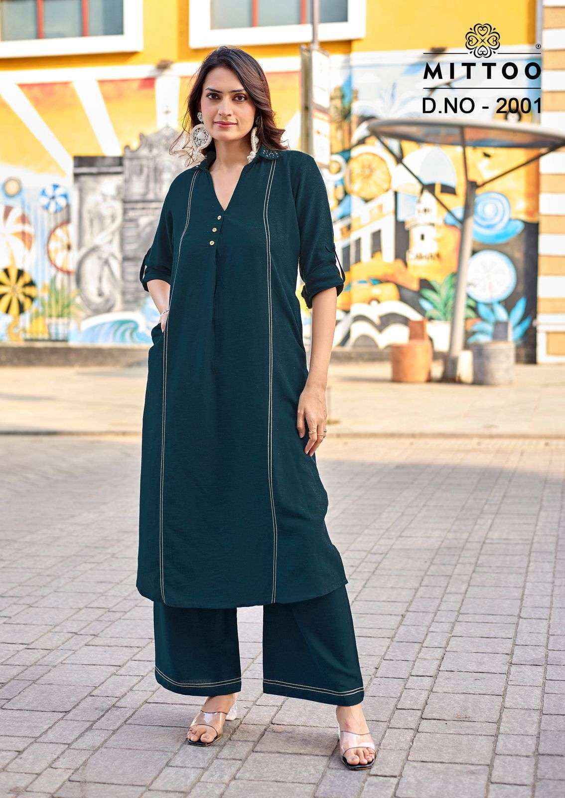Mittoo Estilla Rayon Co Ord Set (6 pcs Catalogue)