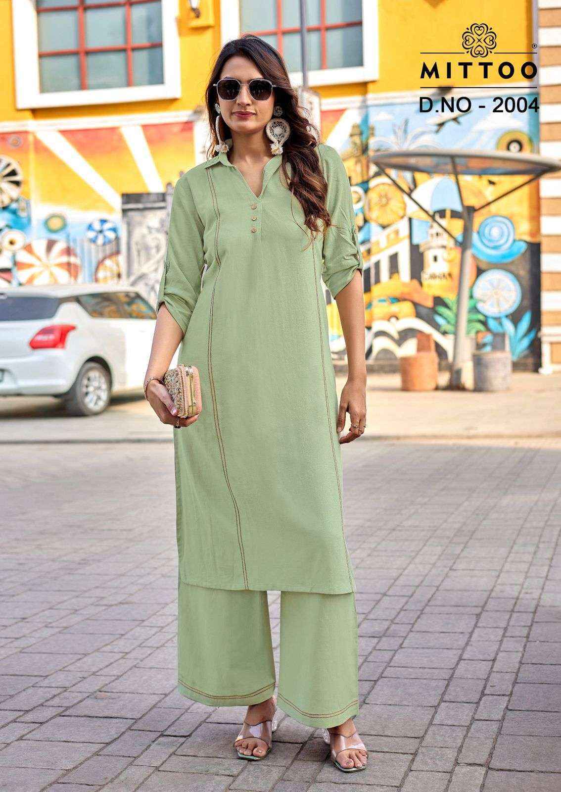 Mittoo Estilla Rayon Co Ord Set (6 pcs Catalogue)