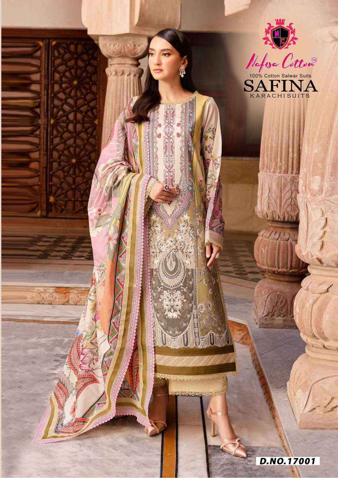 Nafisa Cotton Safina Vol-17 Cotton Dress Material (6 pcs Catalogue)