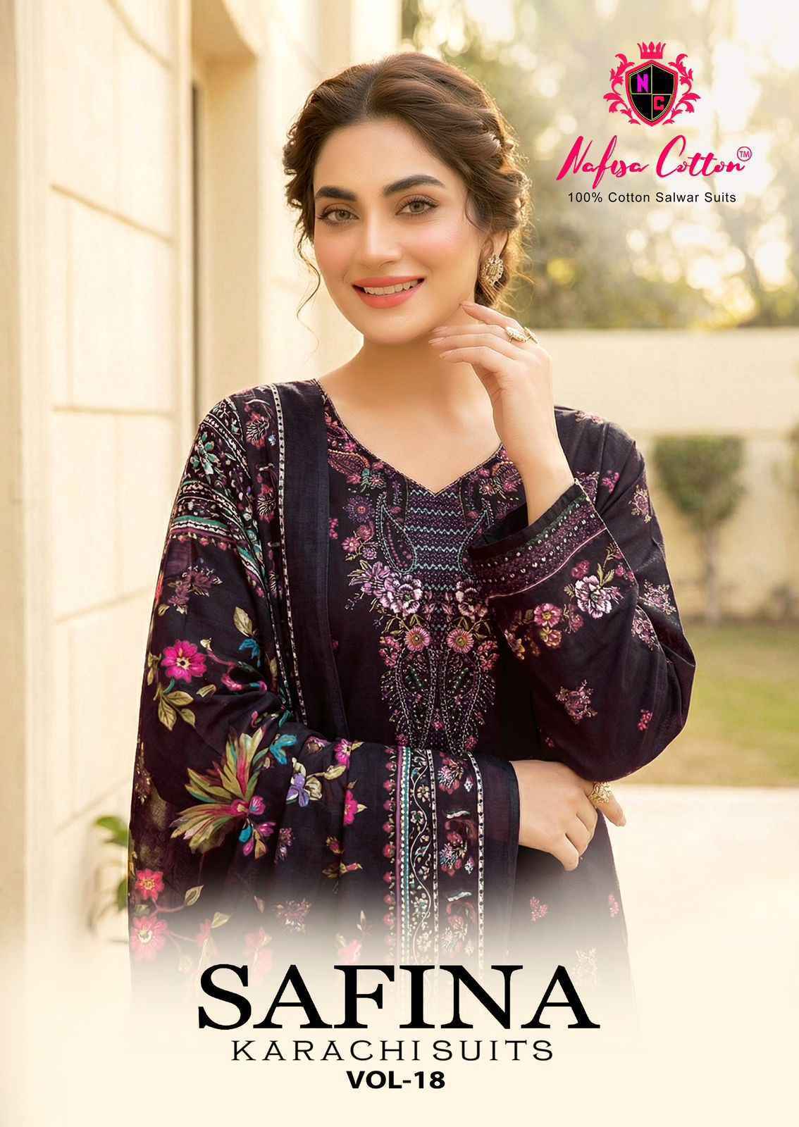 Nafisa Cotton Safina Vol-18 Cotton Dress Material (6 pcs Catalogue)