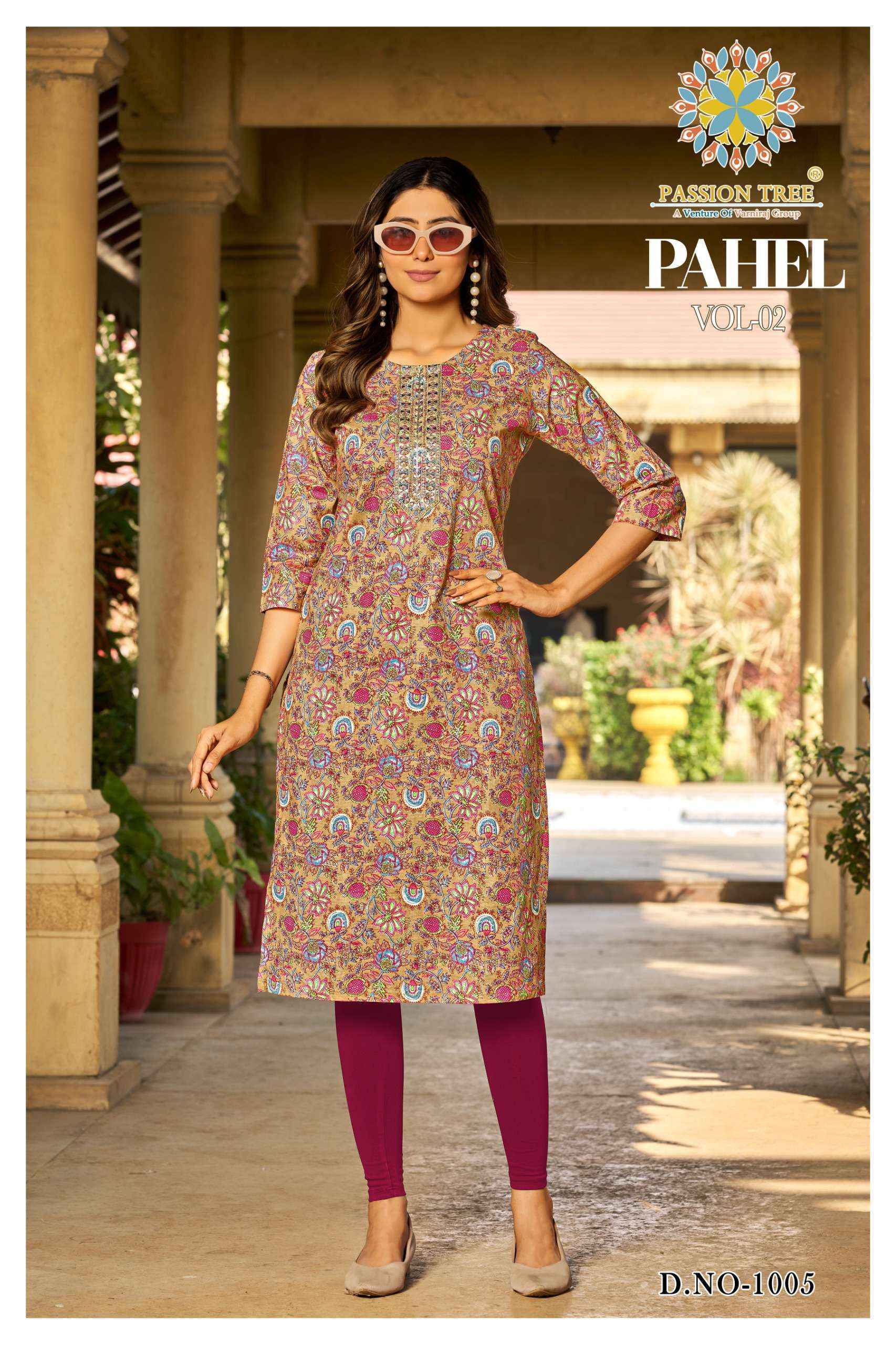 Passion Tree Pahel Vol-2 Cotton Kurti (10 pcs Catalogue)