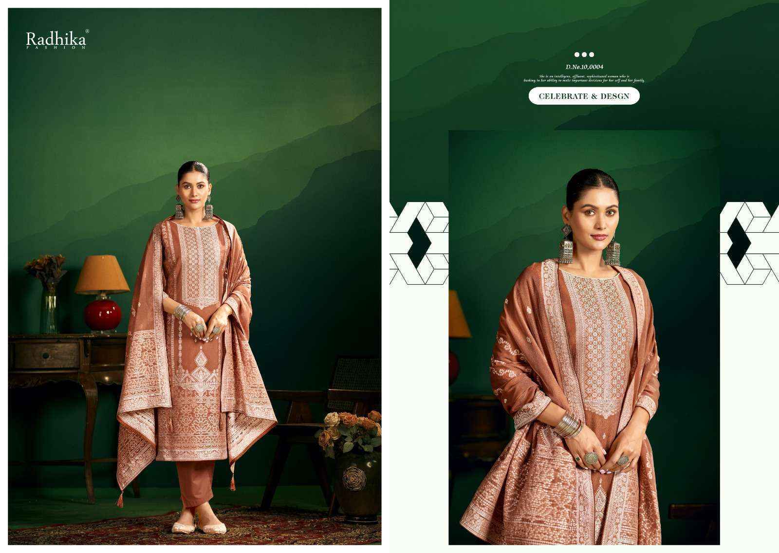 Radhika Fashion Azara Banarashi Adah Vol-11 Cotton Dress Material (6 pcs Catalogue)