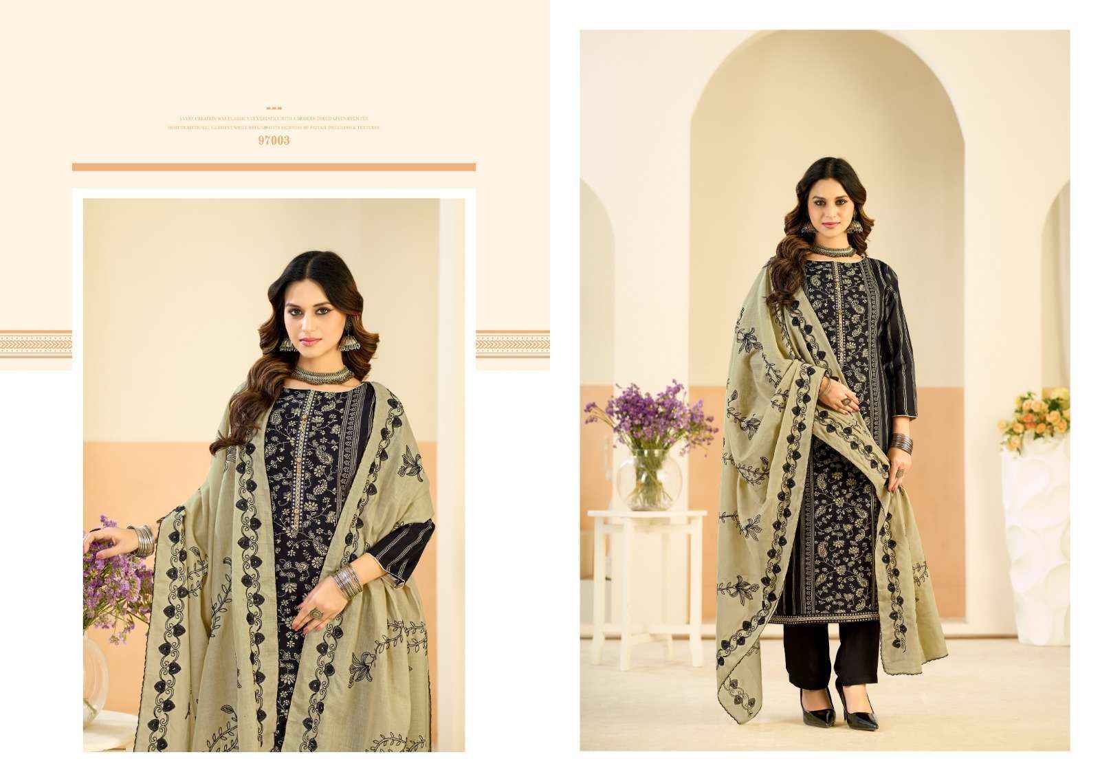 Radhika Fashion Azara Black Berry Vol-18 Viscose Dress Material (4 pcs Catalogue)